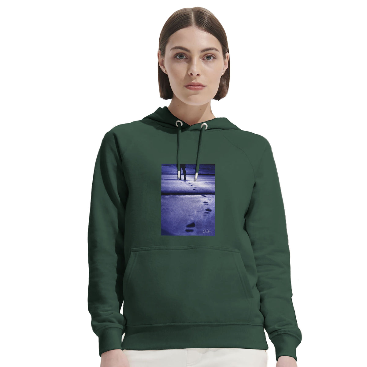 Faith - "The Unwritten Path" Hoodie Bottle Green 5