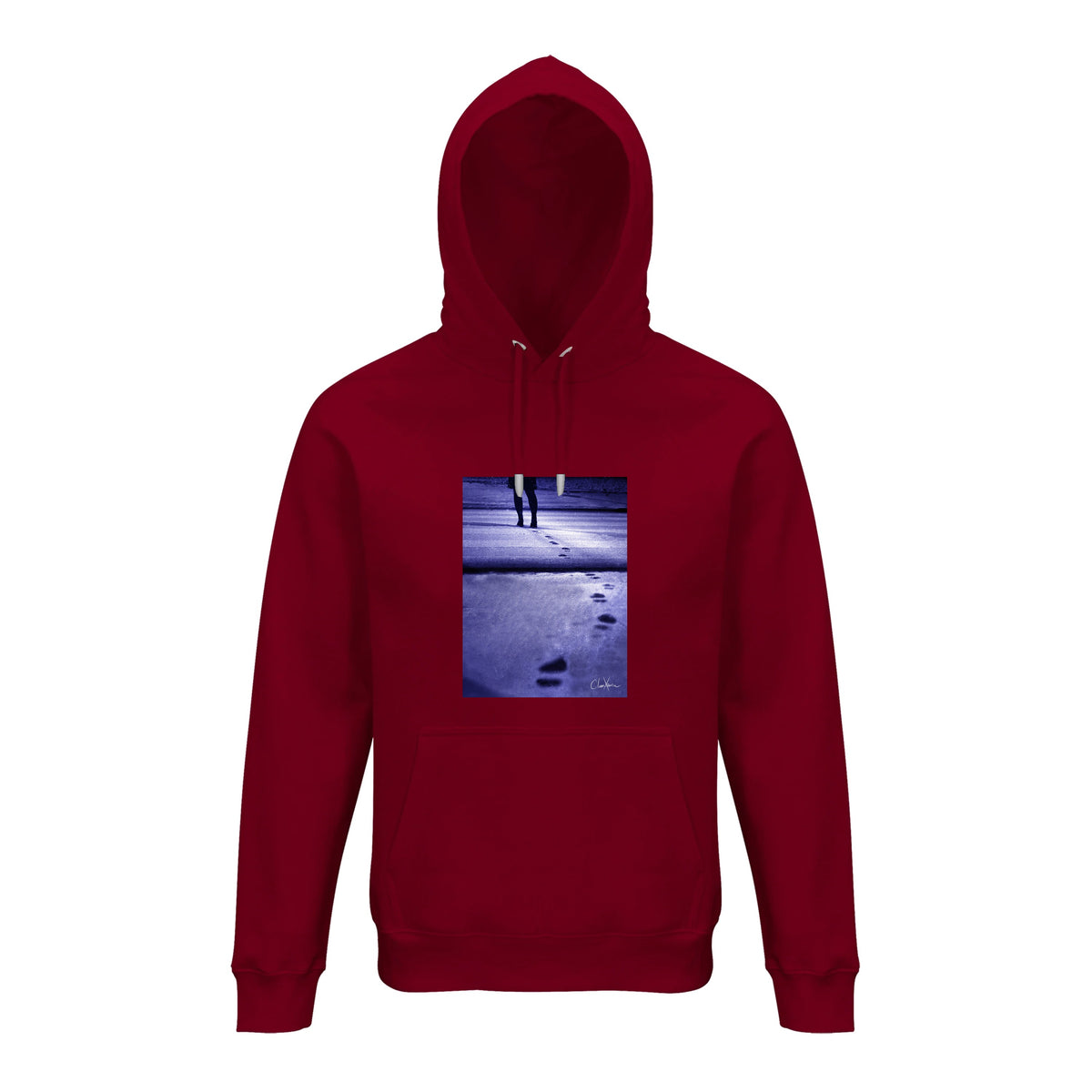 Faith - "The Unwritten Path" Hoodie Burgundy 1