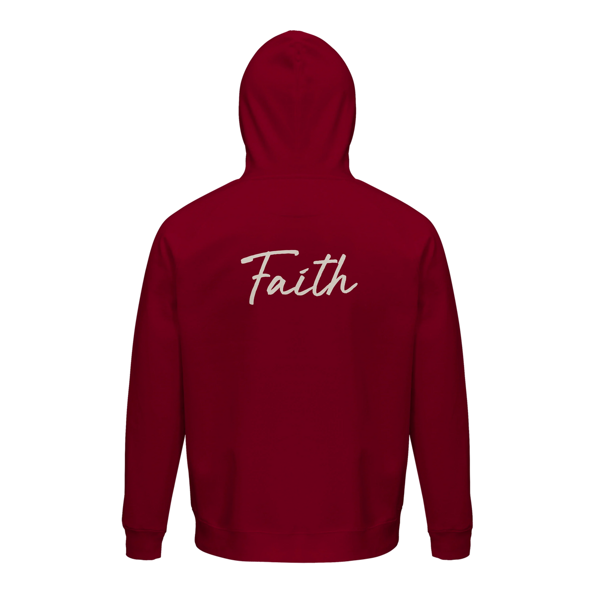 Faith - "The Unwritten Path" Hoodie Burgundy 2
