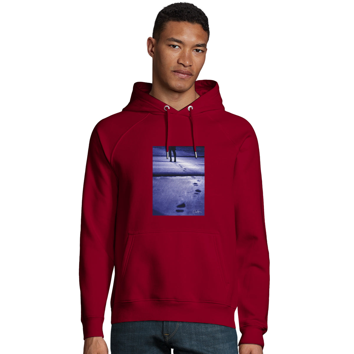Faith - "The Unwritten Path" Hoodie Burgundy 3