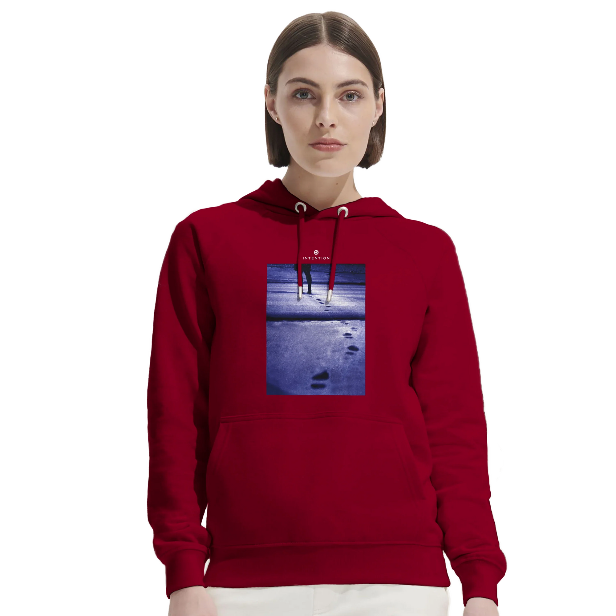 Faith - "The Unwritten Path" Hoodie Burgundy 5