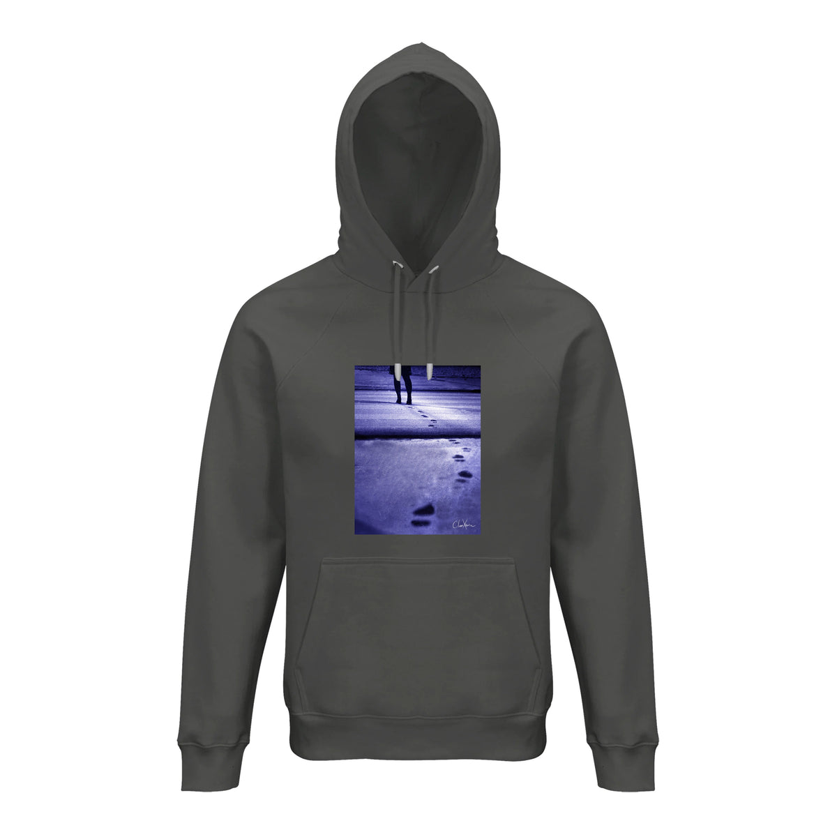 Faith - "The Unwritten Path" Hoodie charcoal melange 1