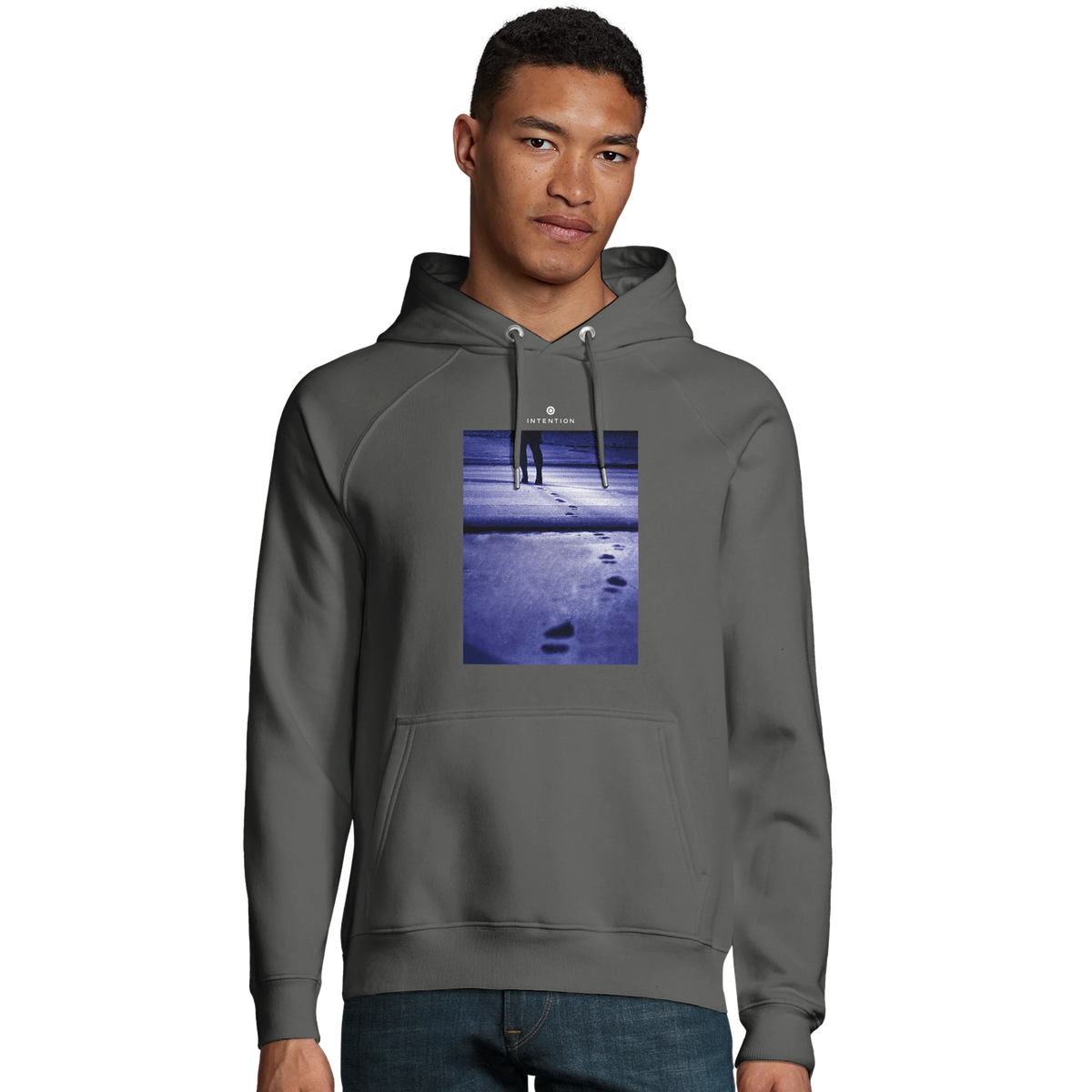 Faith - "The Unwritten Path" Hoodie charcoal melange 3