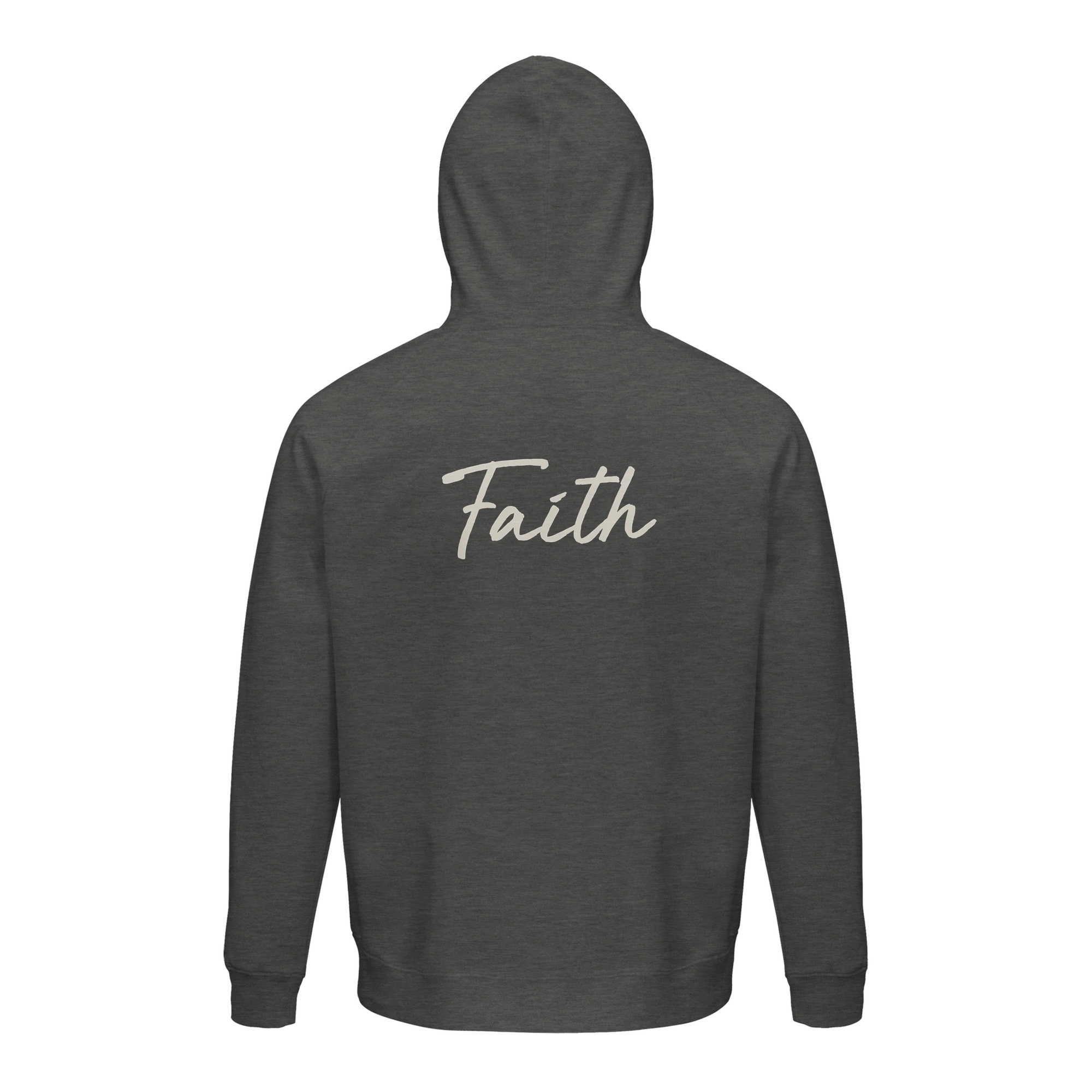 Faith - "The Unwritten Path" Hoodie Grey Melange 2