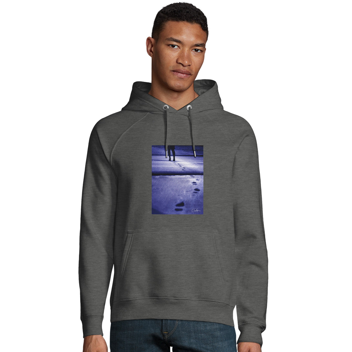 Faith - "The Unwritten Path" Hoodie Grey Melange 3