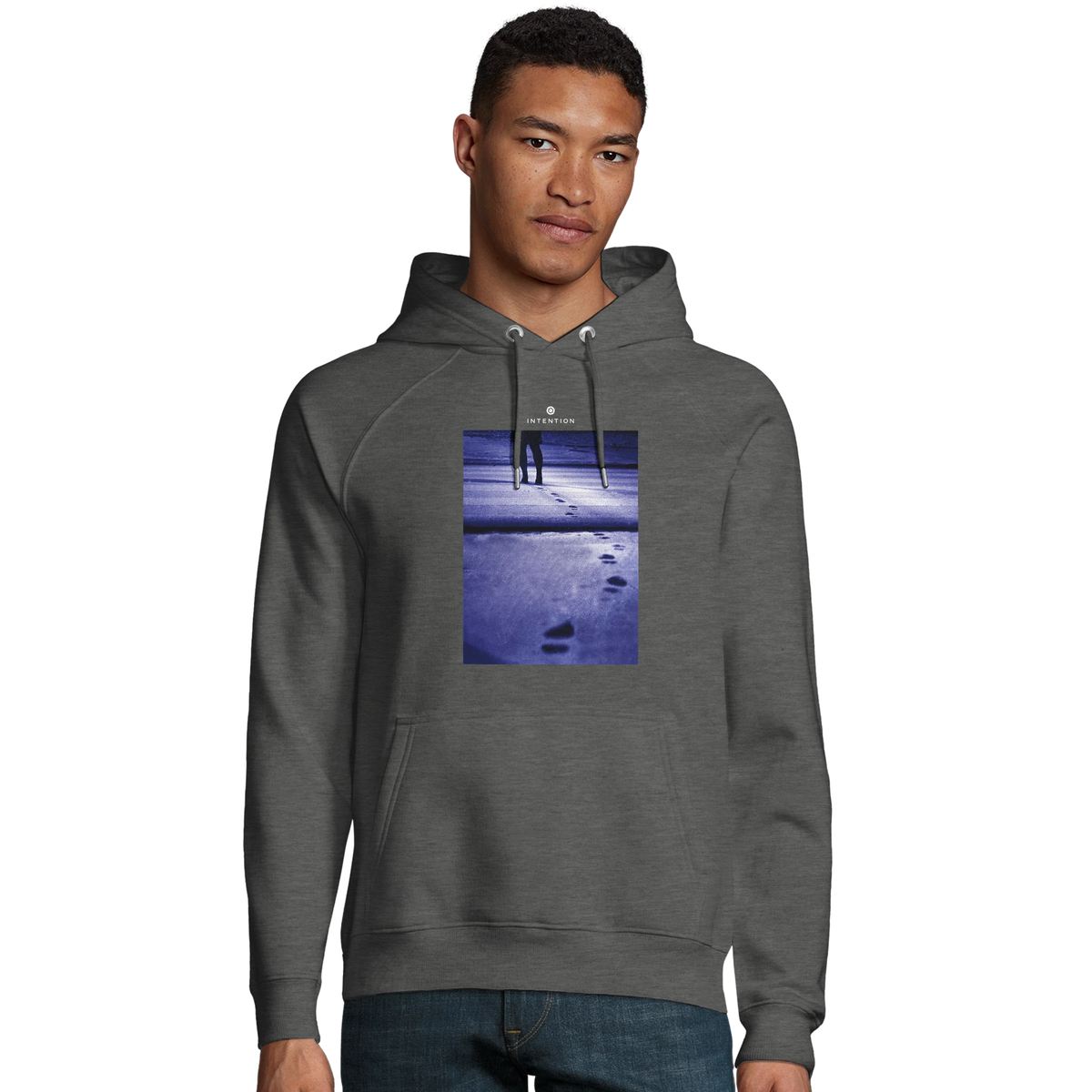 Faith - "The Unwritten Path" Hoodie Grey Melange 3