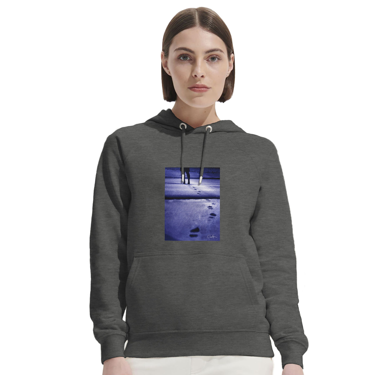 Faith - "The Unwritten Path" Hoodie Grey Melange 5