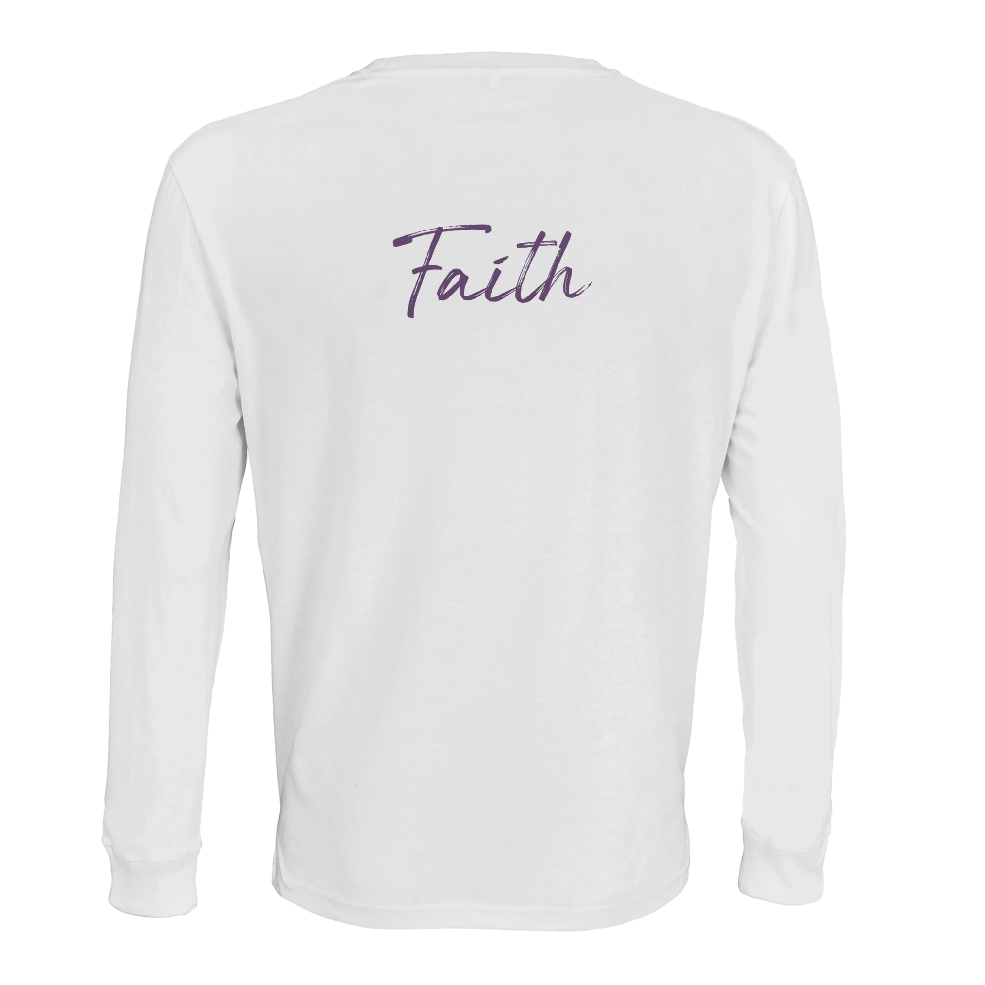 Faith - "The Unwritten Path" Long sleeve White 2