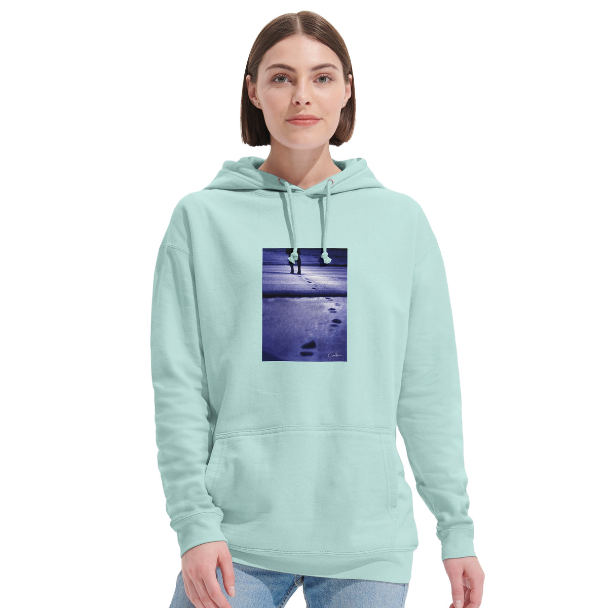 Faith - "The Unwritten Path" Hoodie arctic blue 6