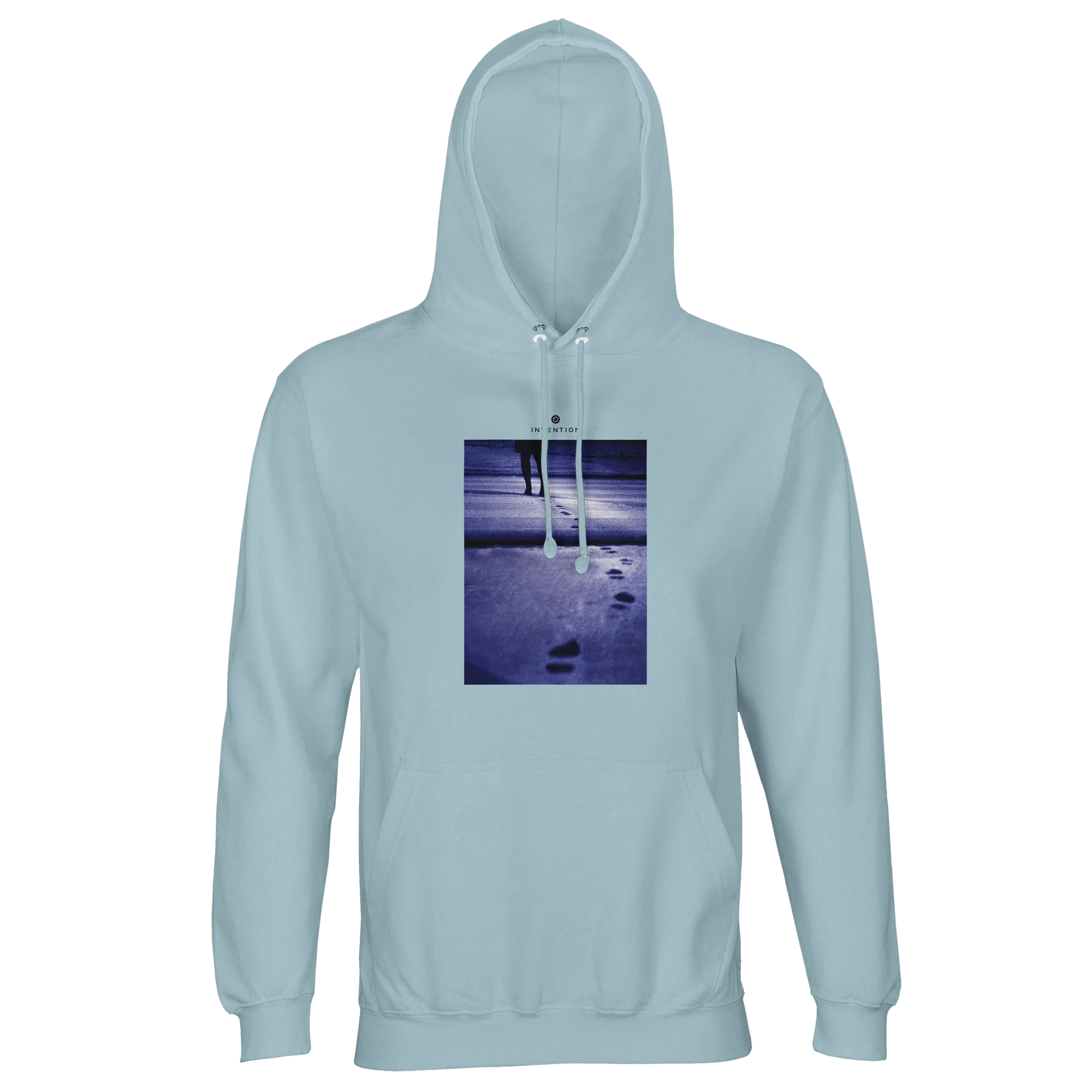 Faith - "The Unwritten Path" Hoodie creamy blue 1