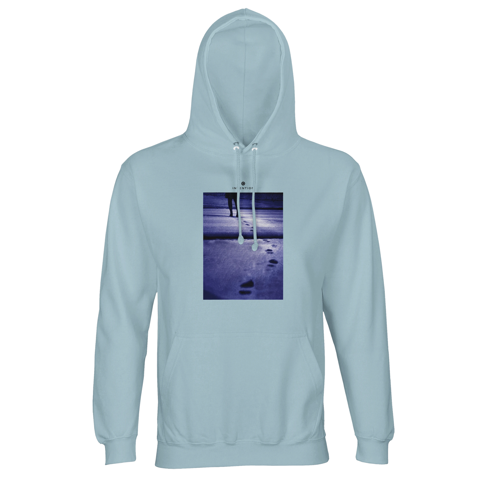 Faith - "The Unwritten Path" Hoodie creamy blue 1