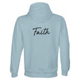 Faith - "The Unwritten Path" Hoodie creamy blue 2
