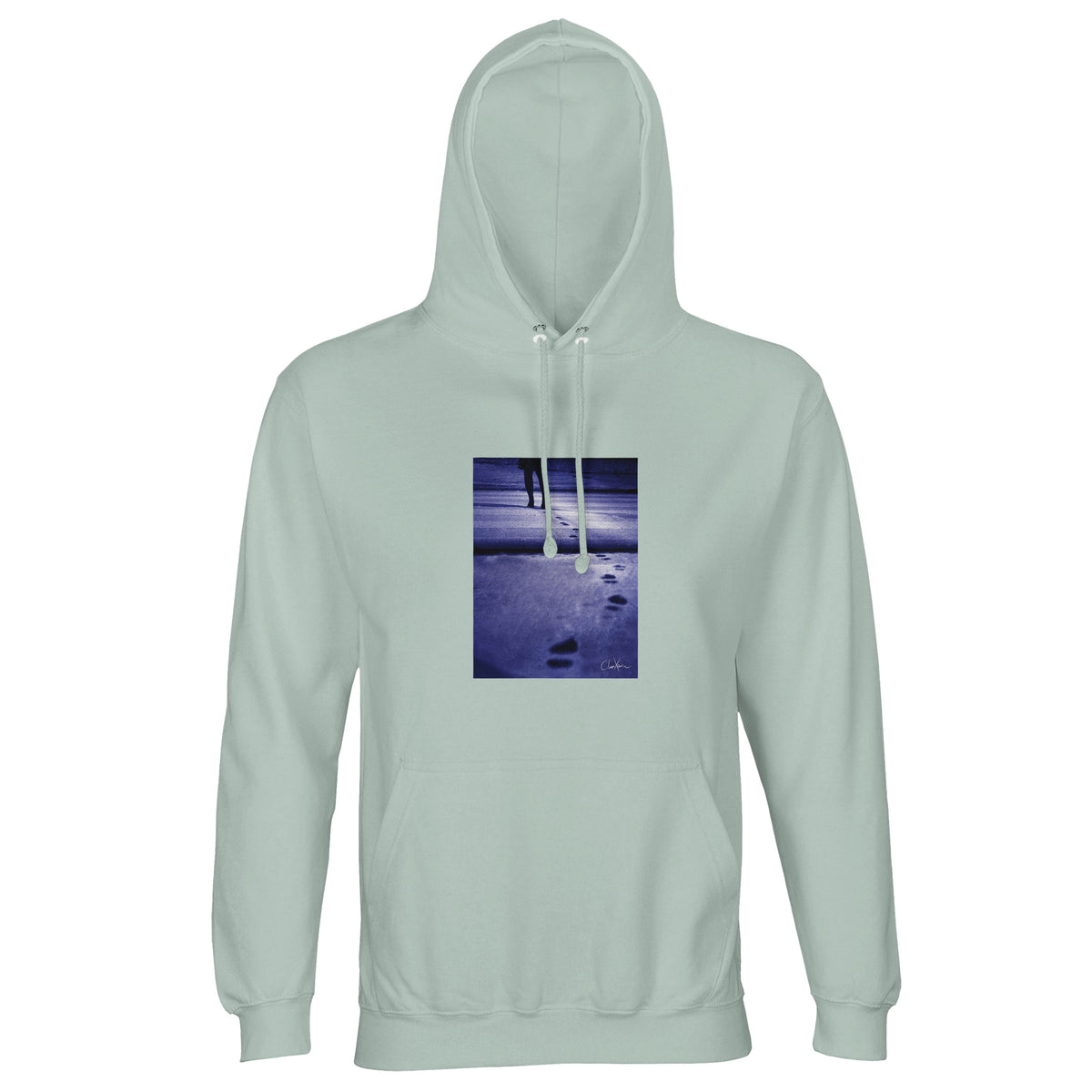 Faith - "The Unwritten Path" Hoodie creamy green 1