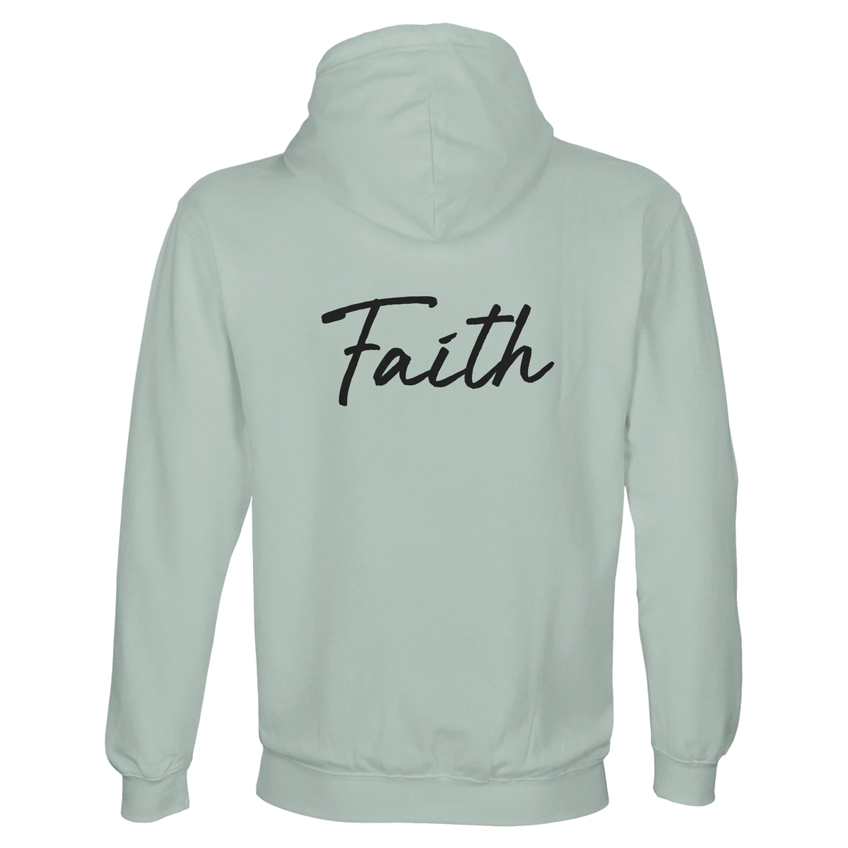Faith - "The Unwritten Path" Hoodie creamy green 2