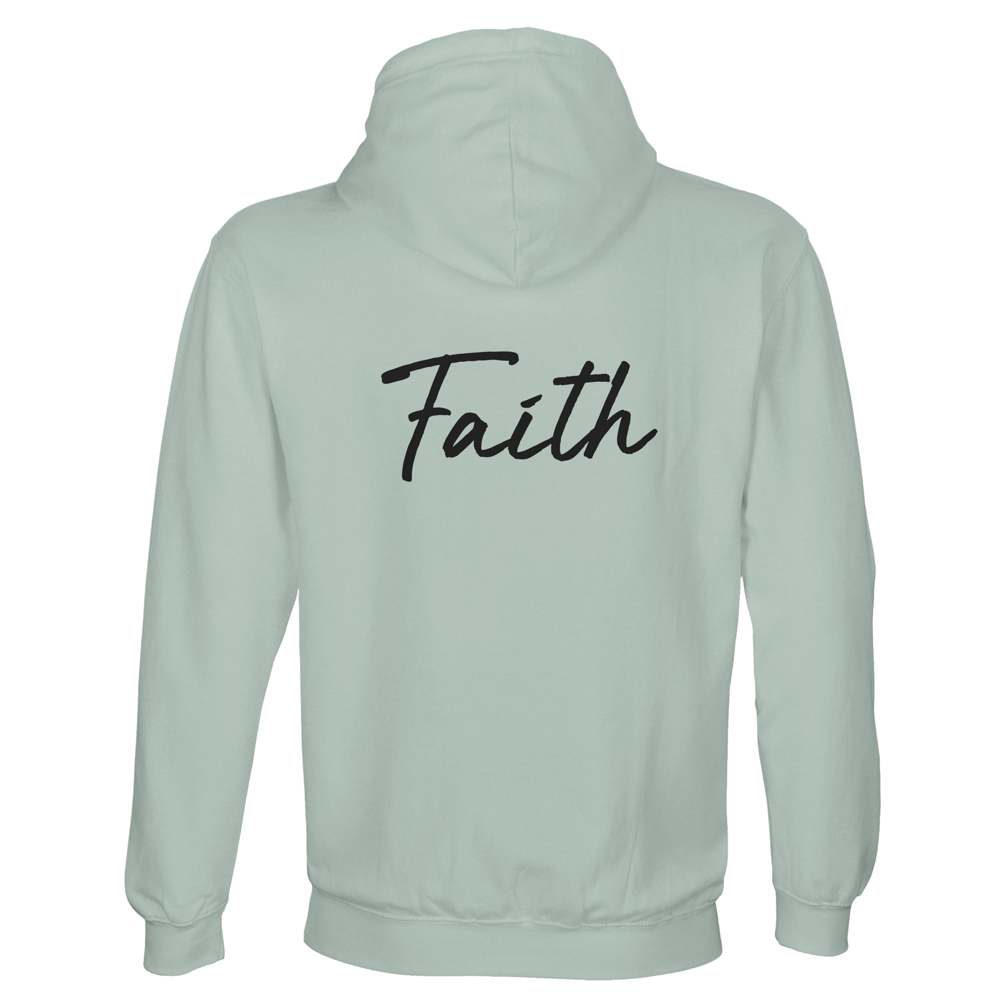 Faith - "The Unwritten Path" Hoodie creamy green 2