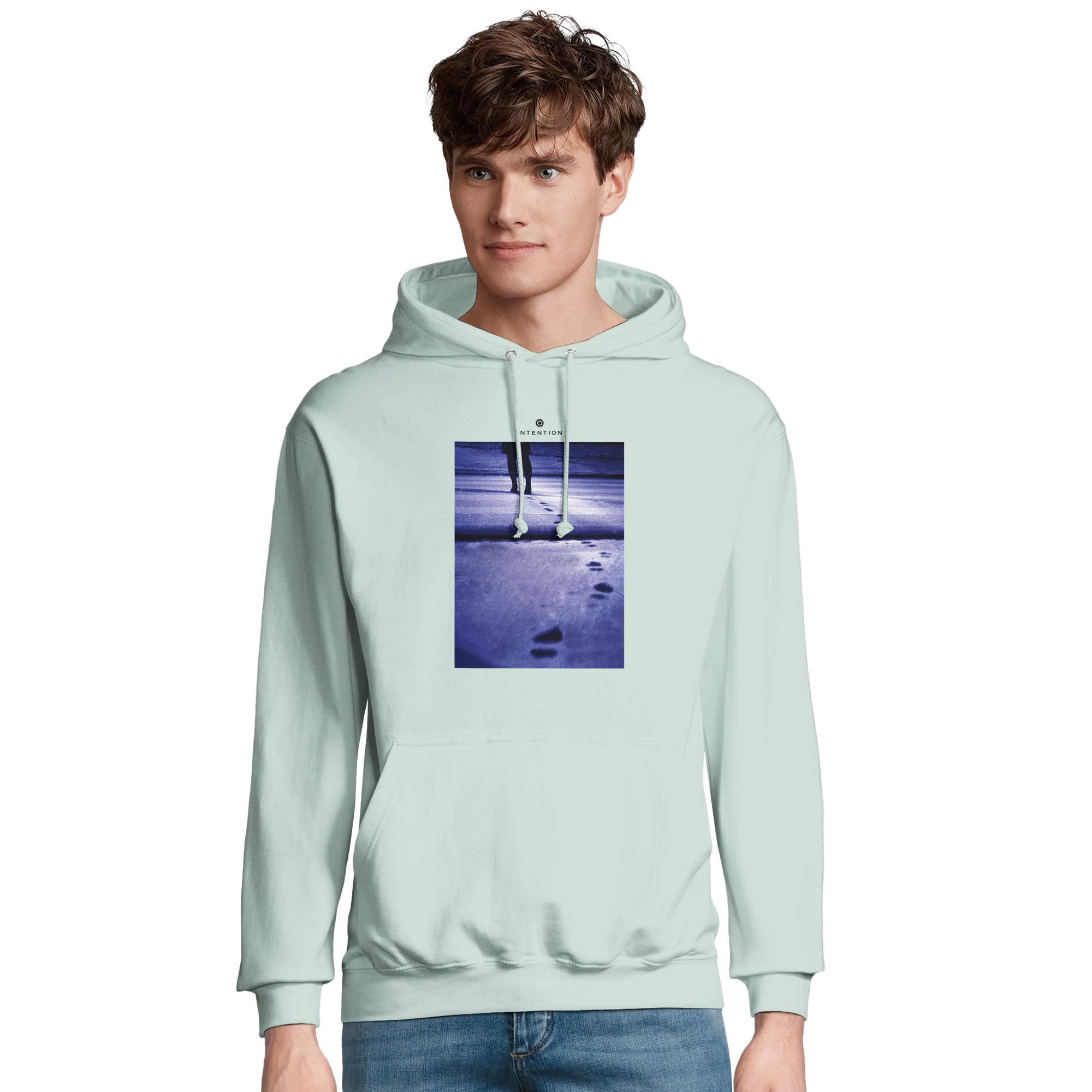 Faith - "The Unwritten Path" Hoodie creamy green 3