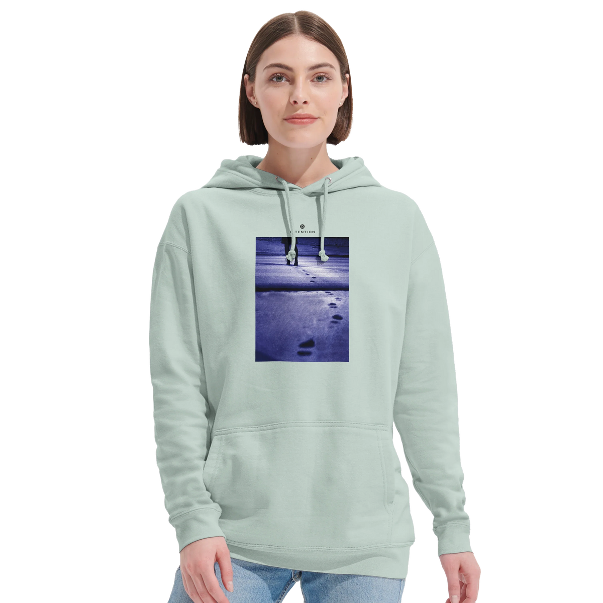 Faith - "The Unwritten Path" Hoodie creamy green 5