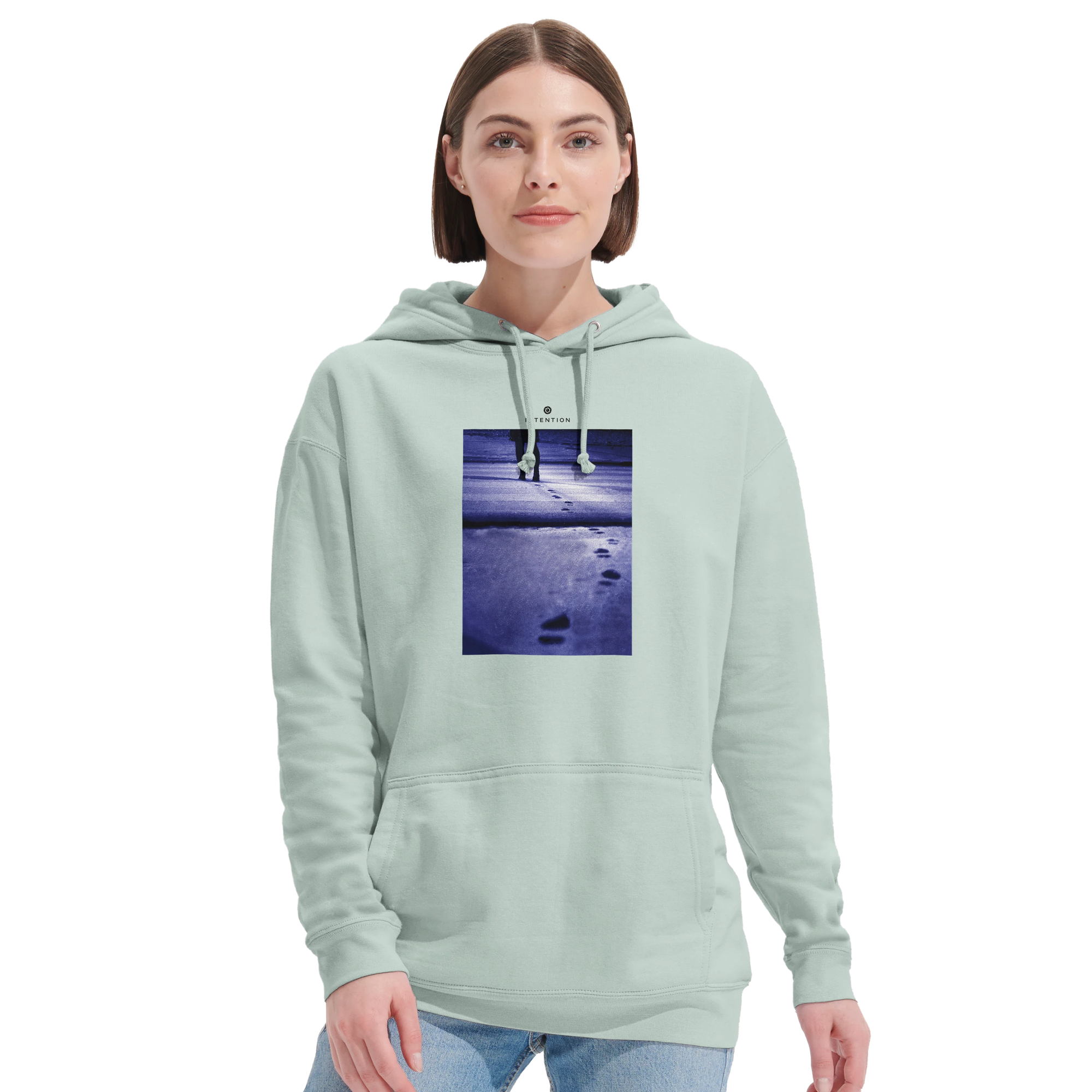 Faith - "The Unwritten Path" Hoodie creamy green 5