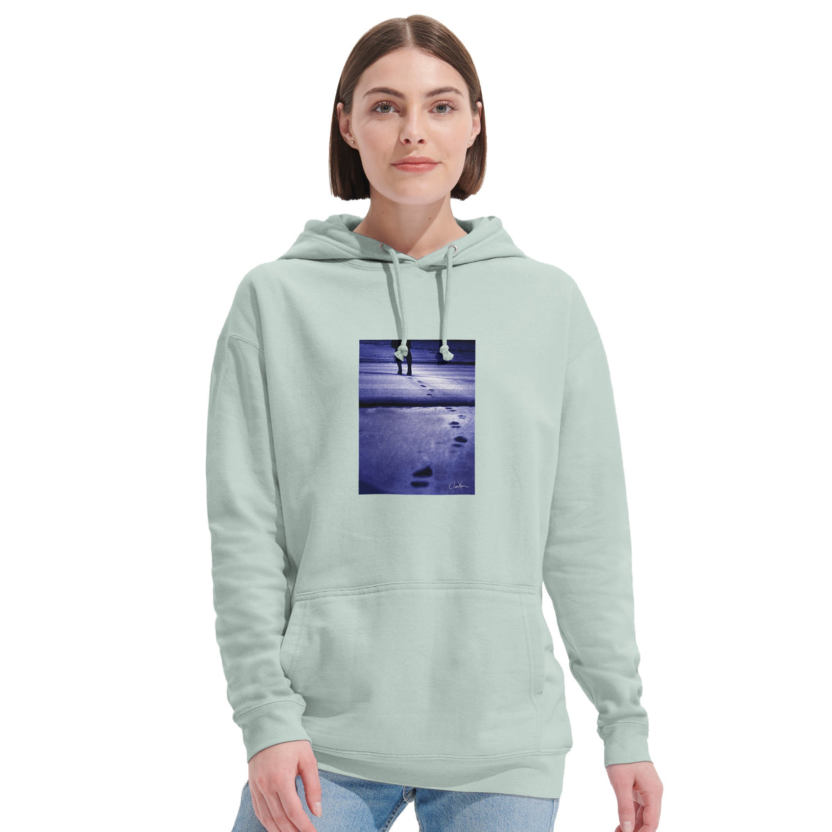 Faith - "The Unwritten Path" Hoodie creamy green 6