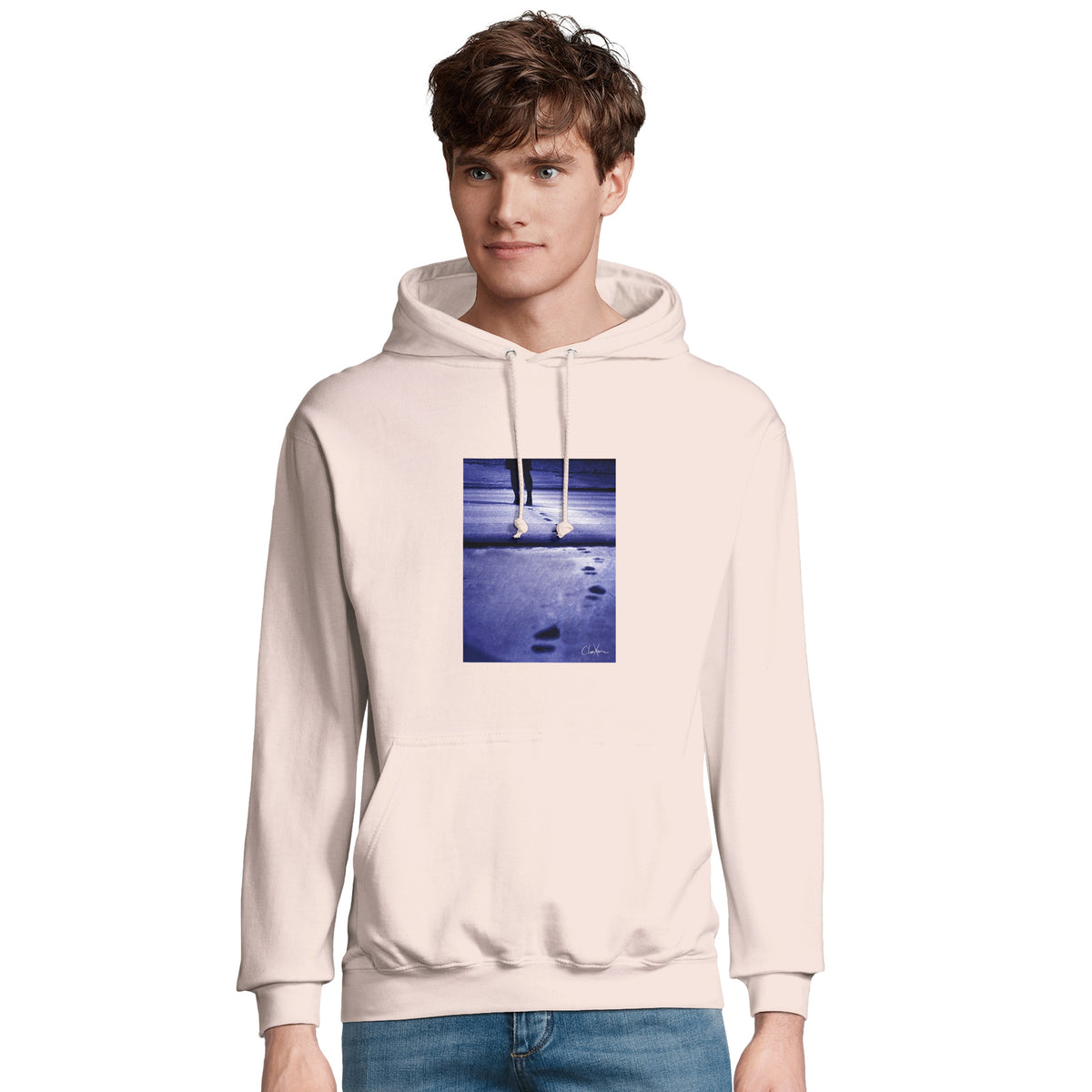 Faith - "The Unwritten Path" Hoodie creamy pink 4