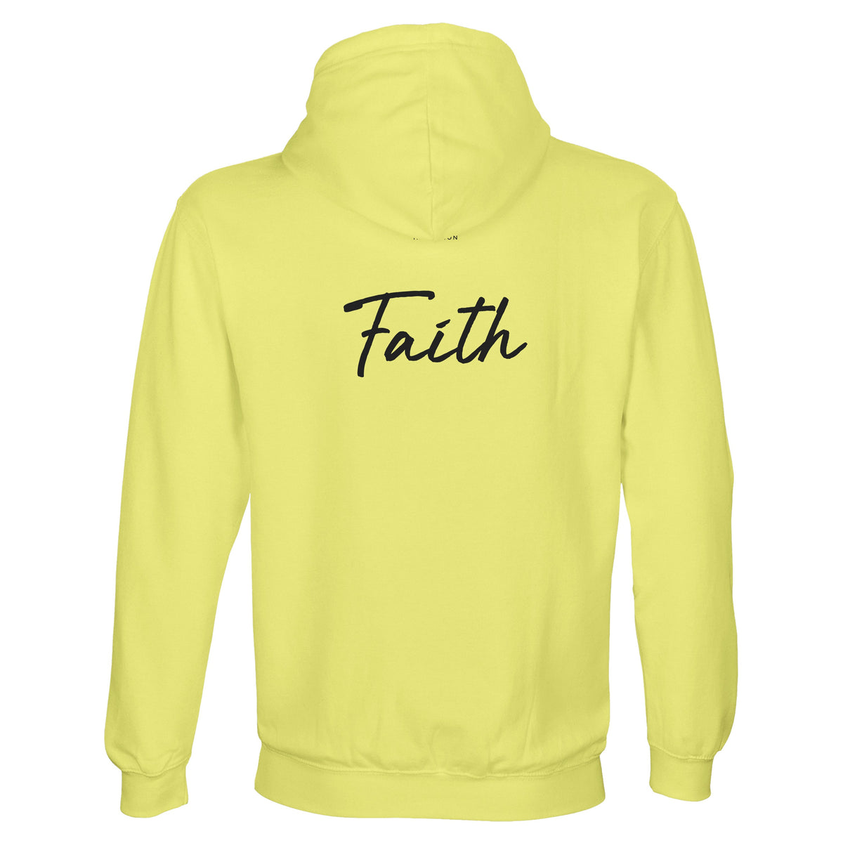 Faith - "The Unwritten Path" Hoodie Light Yellow 2