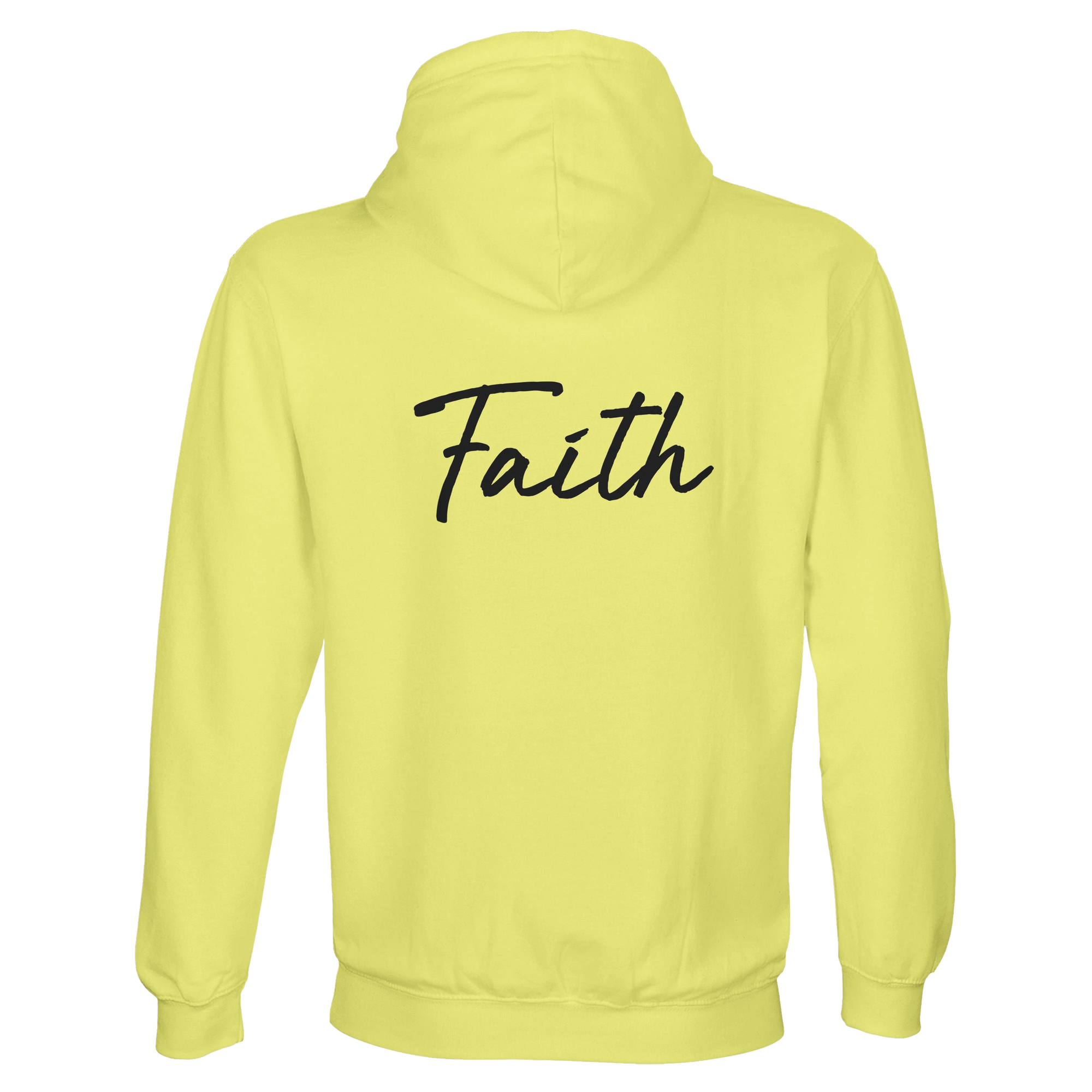 Faith - "The Unwritten Path" Hoodie Light Yellow 2
