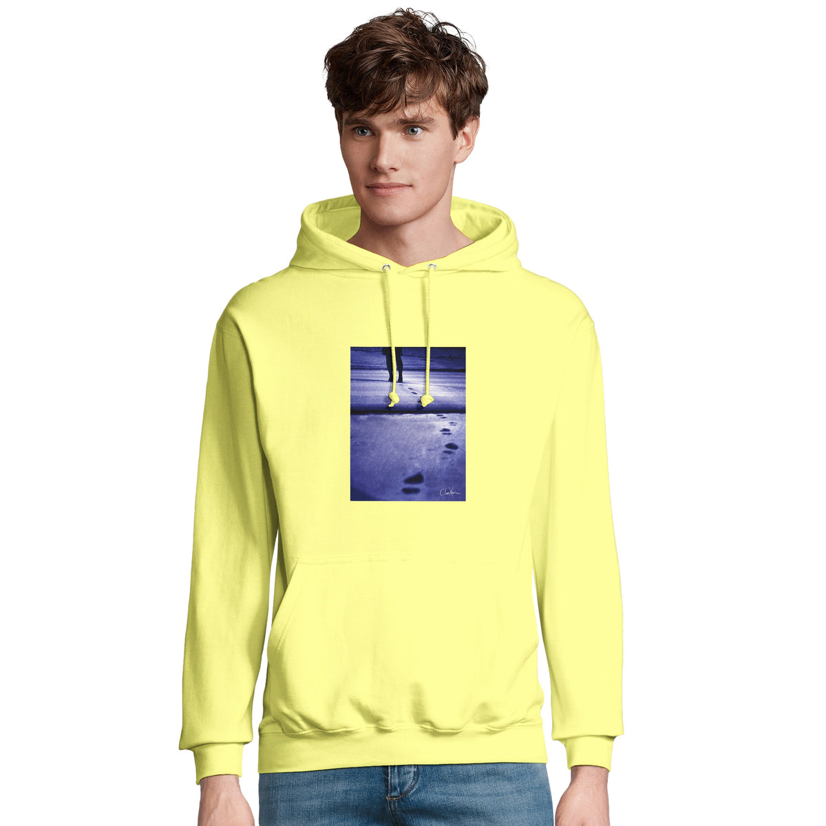 Faith - "The Unwritten Path" Hoodie Light Yellow 4