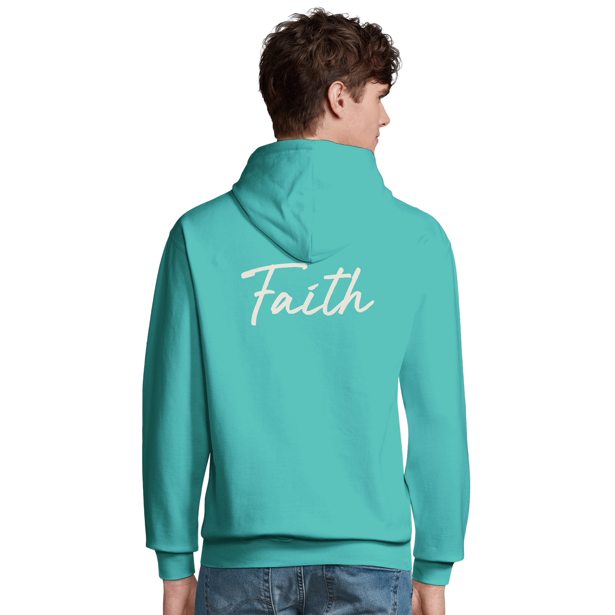 Faith - "The Unwritten Path" Hoodie pool blue 4