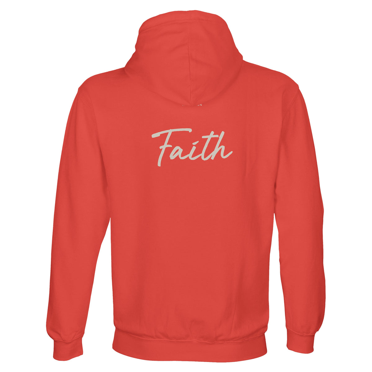 Faith - "The Unwritten Path" Hoodie pop orange 2