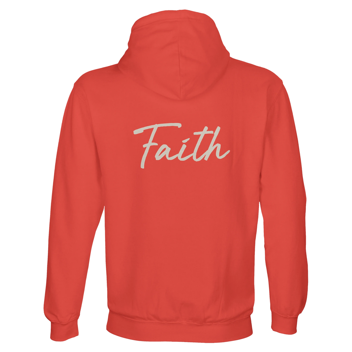 Faith - "The Unwritten Path" Hoodie pop orange 2