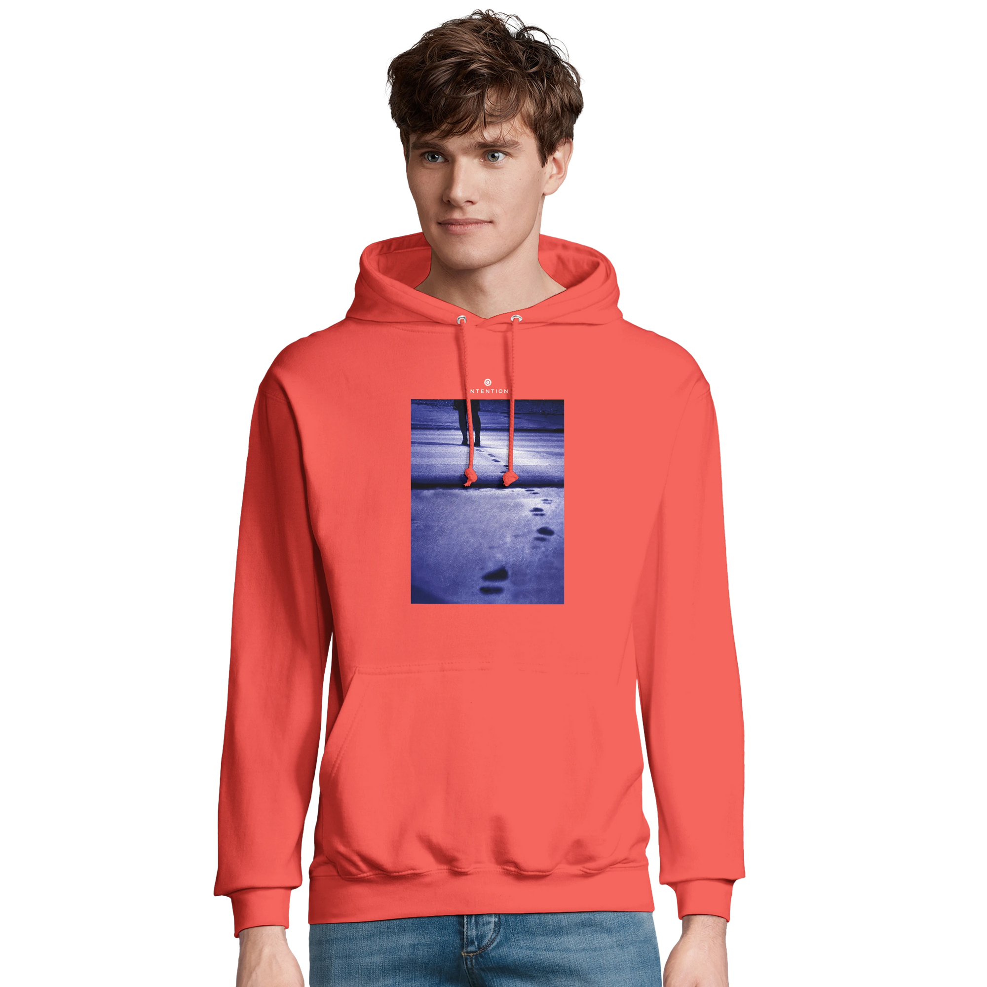 Faith - "The Unwritten Path" Hoodie pop orange 3