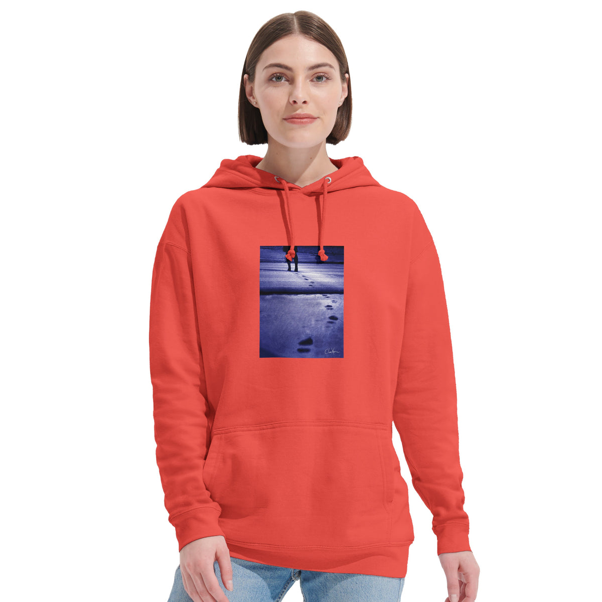 Faith - "The Unwritten Path" Hoodie pop orange 6