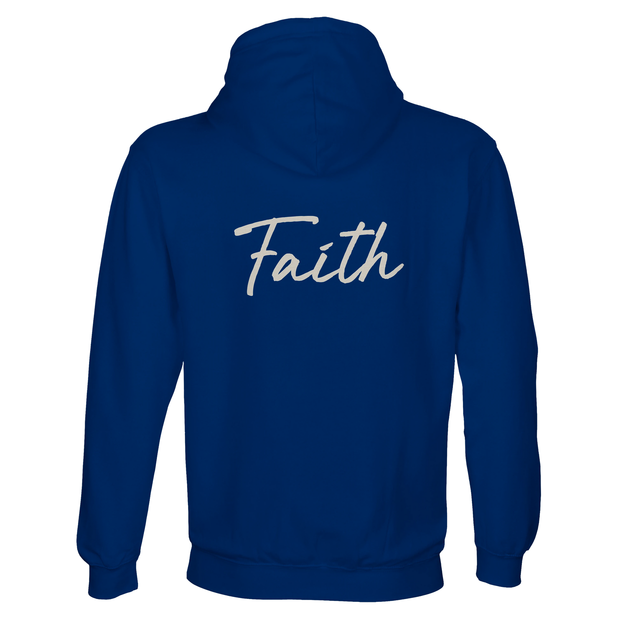 Faith - "The Unwritten Path" Hoodie Royal Blue 2