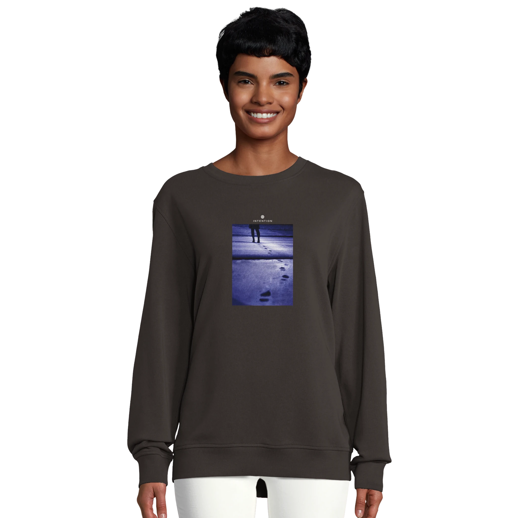 Faith - "The Unwritten Path" Sweatshirt deep charcoal grey XS 14