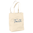 Faith - "The Unwritten Path" Tote Bag Black 4