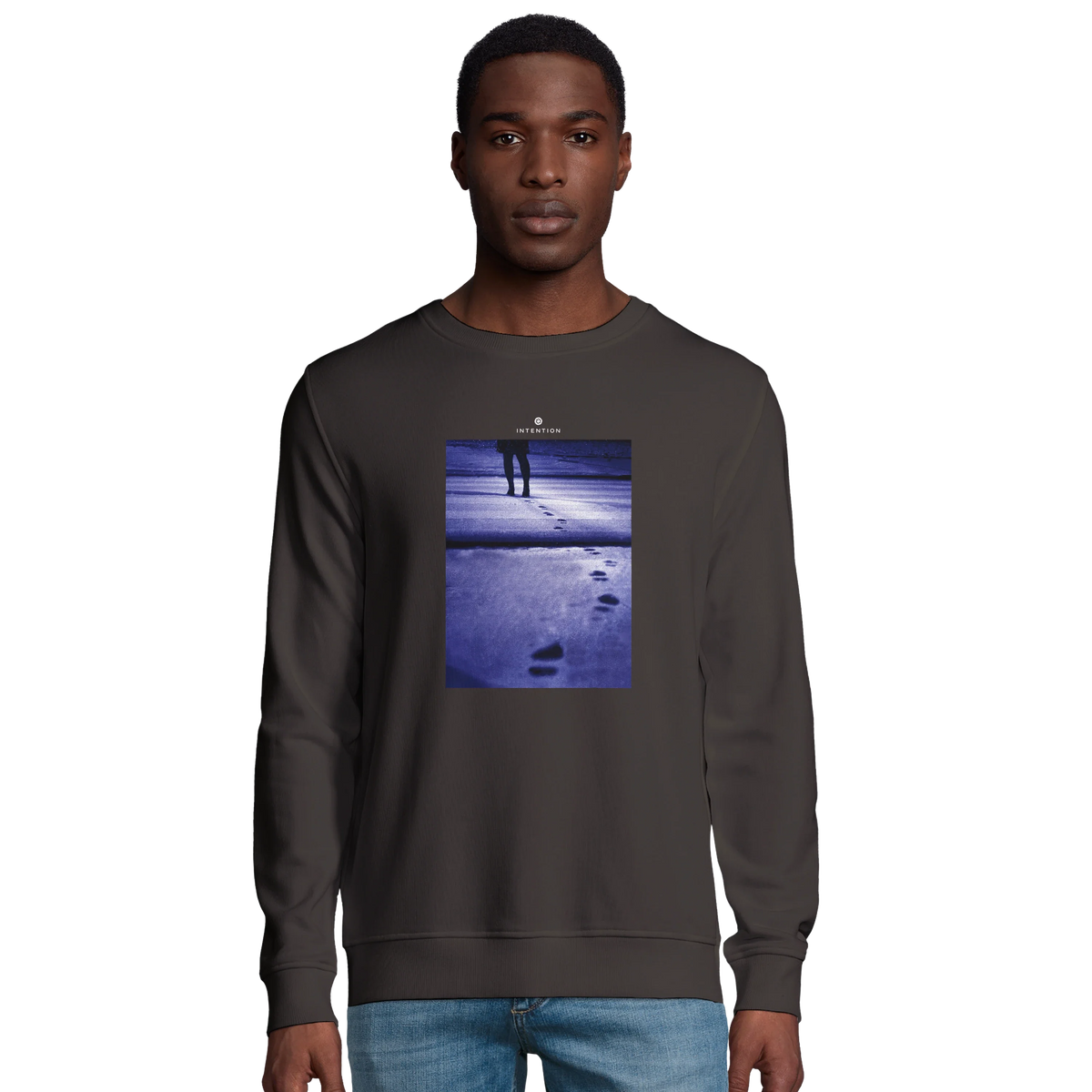 Faith - "The Unwritten Path" Sweatshirt deep charcoal grey 3