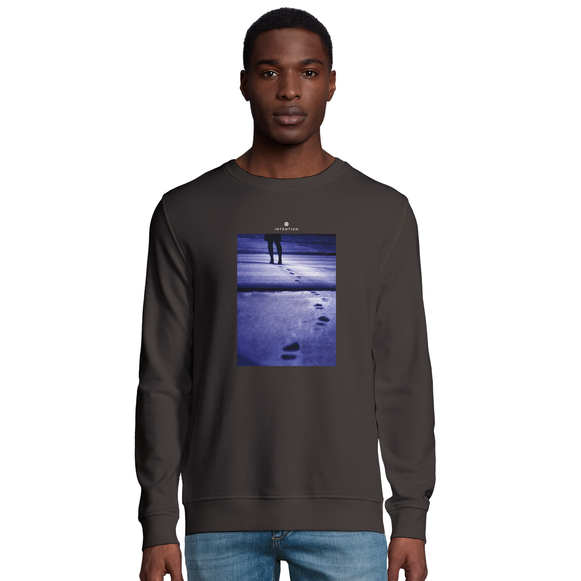 Faith - "The Unwritten Path" Sweatshirt deep charcoal grey 3