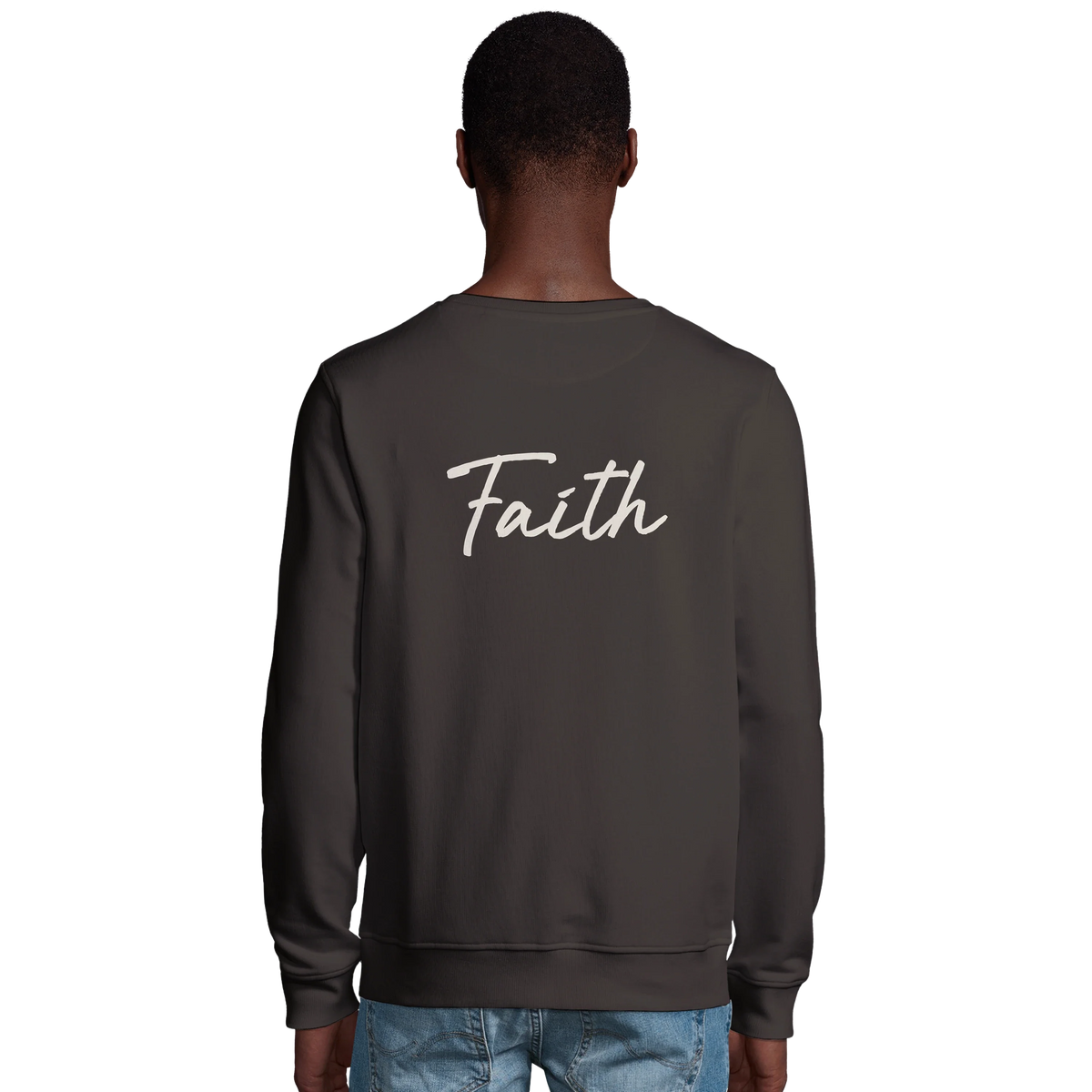 Faith - "The Unwritten Path" Sweatshirt deep charcoal grey 4