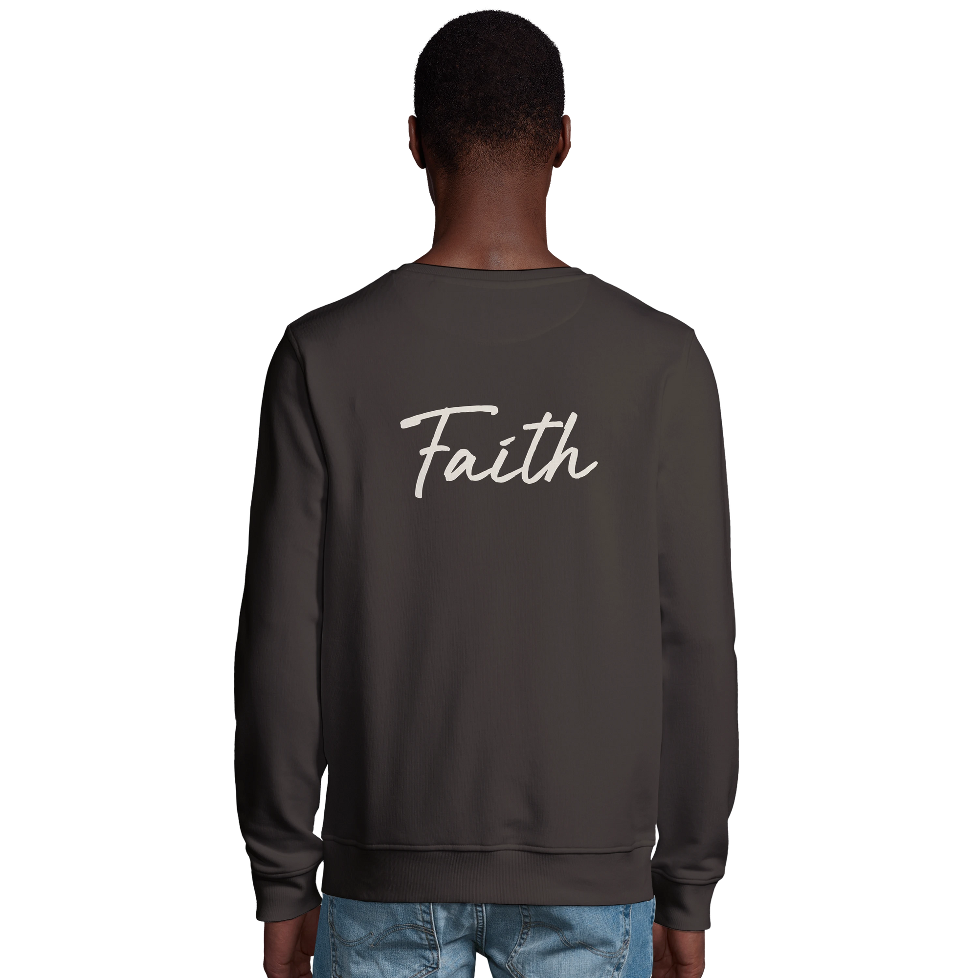 Faith - "The Unwritten Path" Sweatshirt deep charcoal grey 4