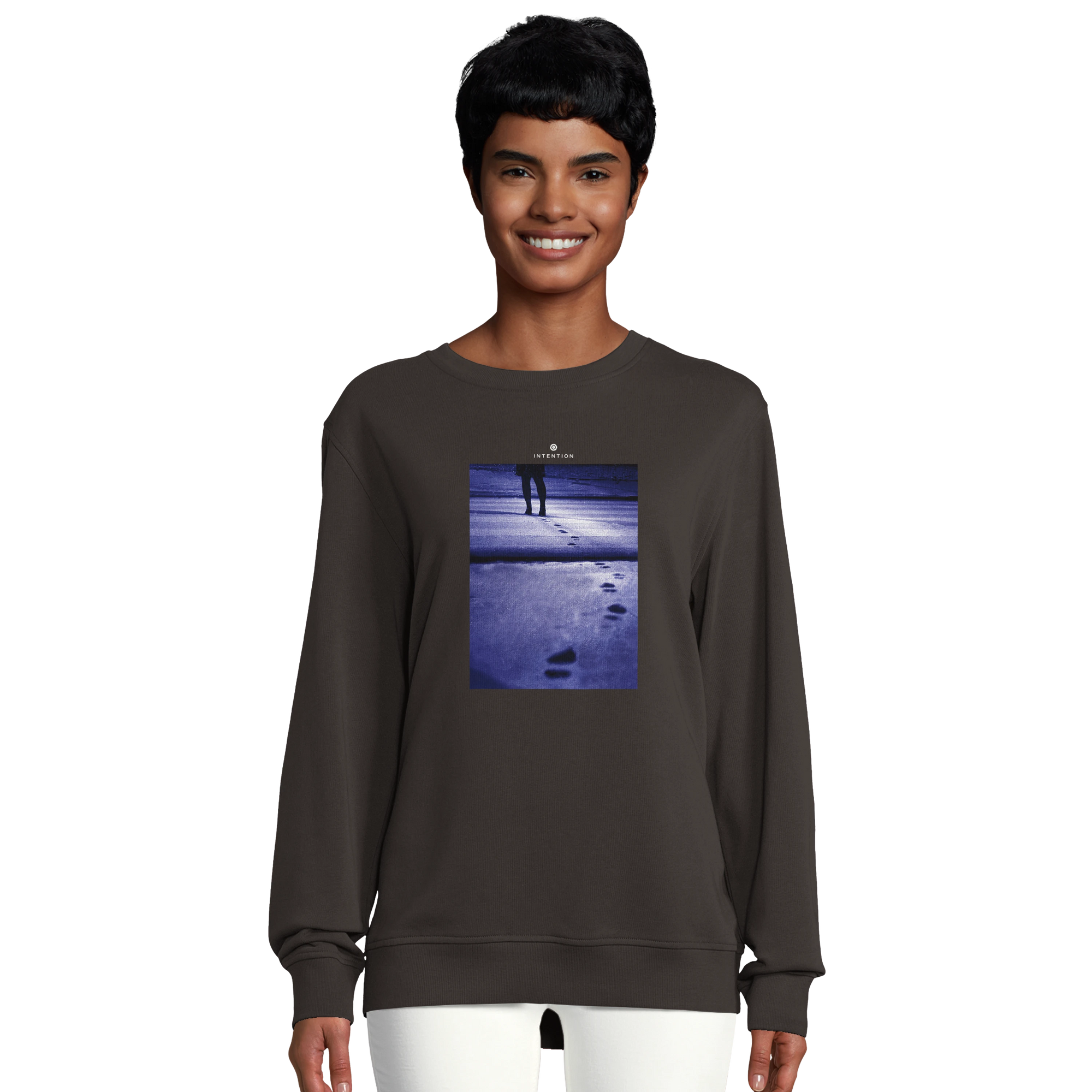 Faith - "The Unwritten Path" Sweatshirt deep charcoal grey 5
