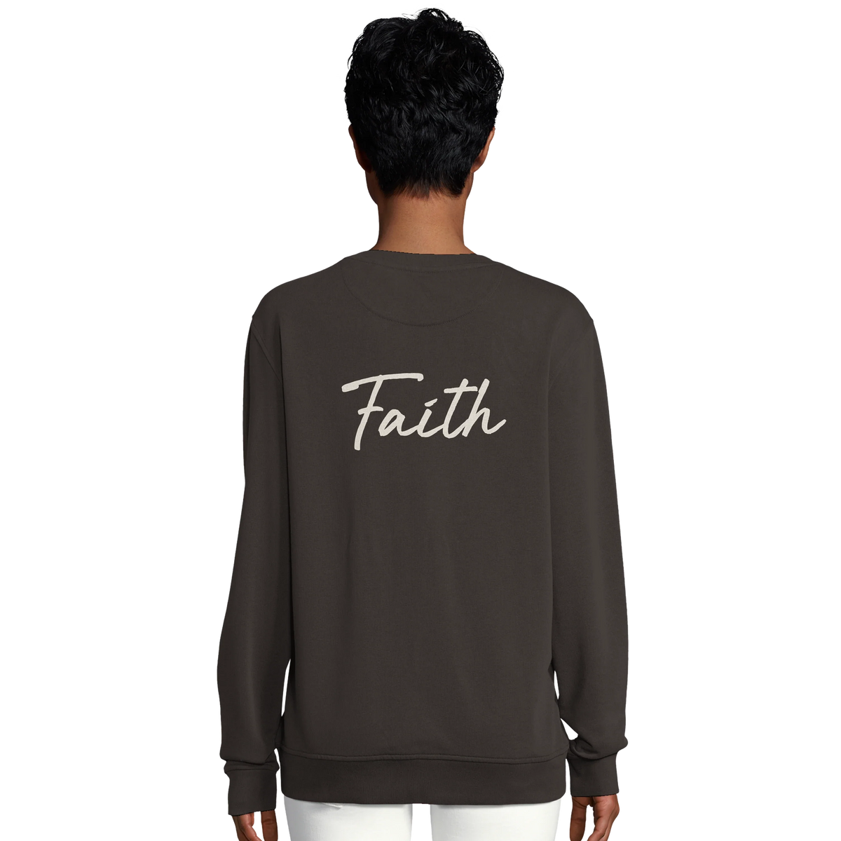 Faith - "The Unwritten Path" Sweatshirt deep charcoal grey 6