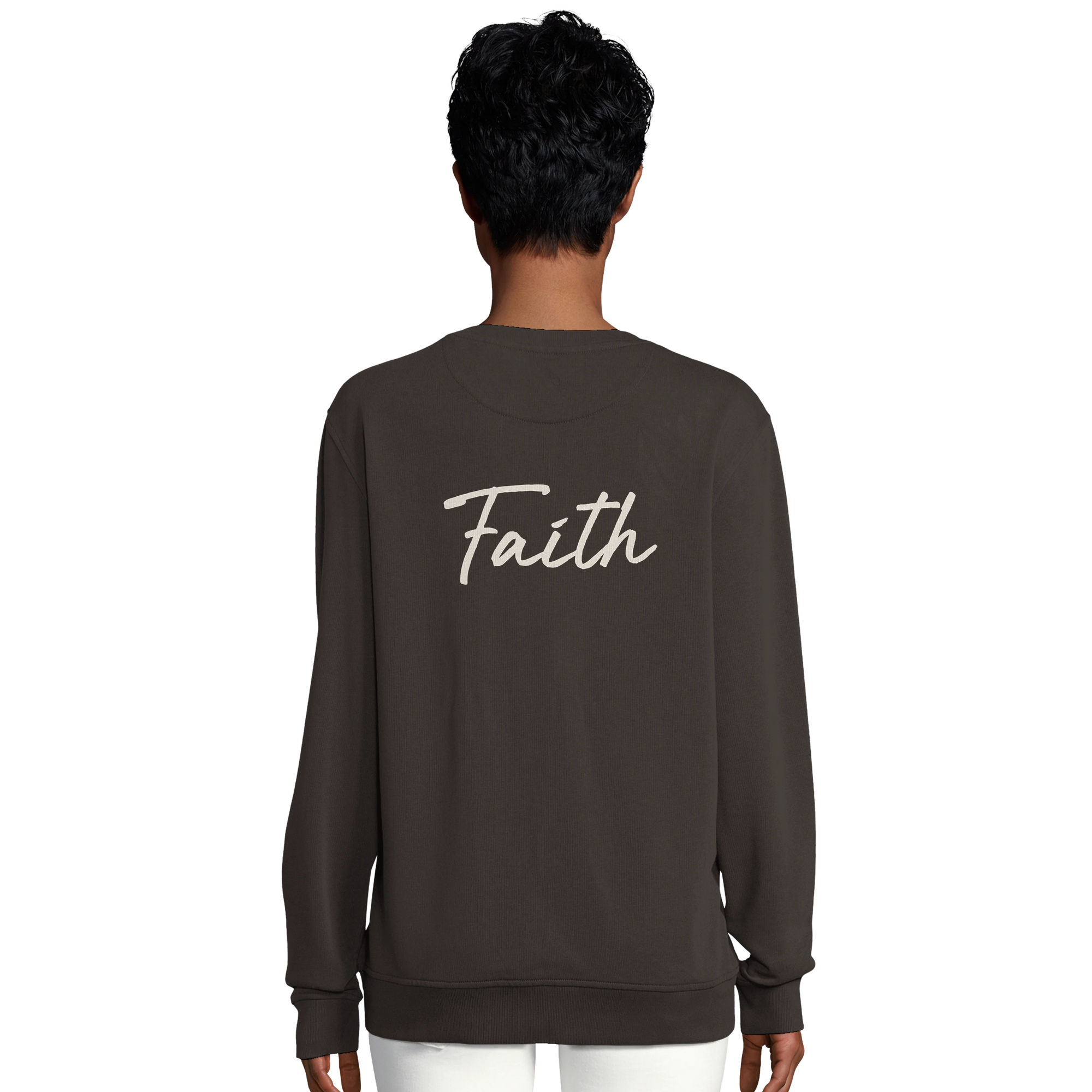 Faith - "The Unwritten Path" Sweatshirt deep charcoal grey 6
