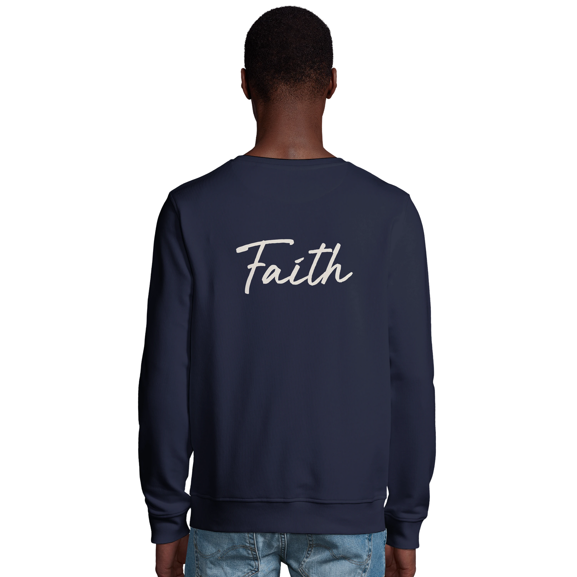 Faith - "The Unwritten Path" Sweatshirt French Navy 4