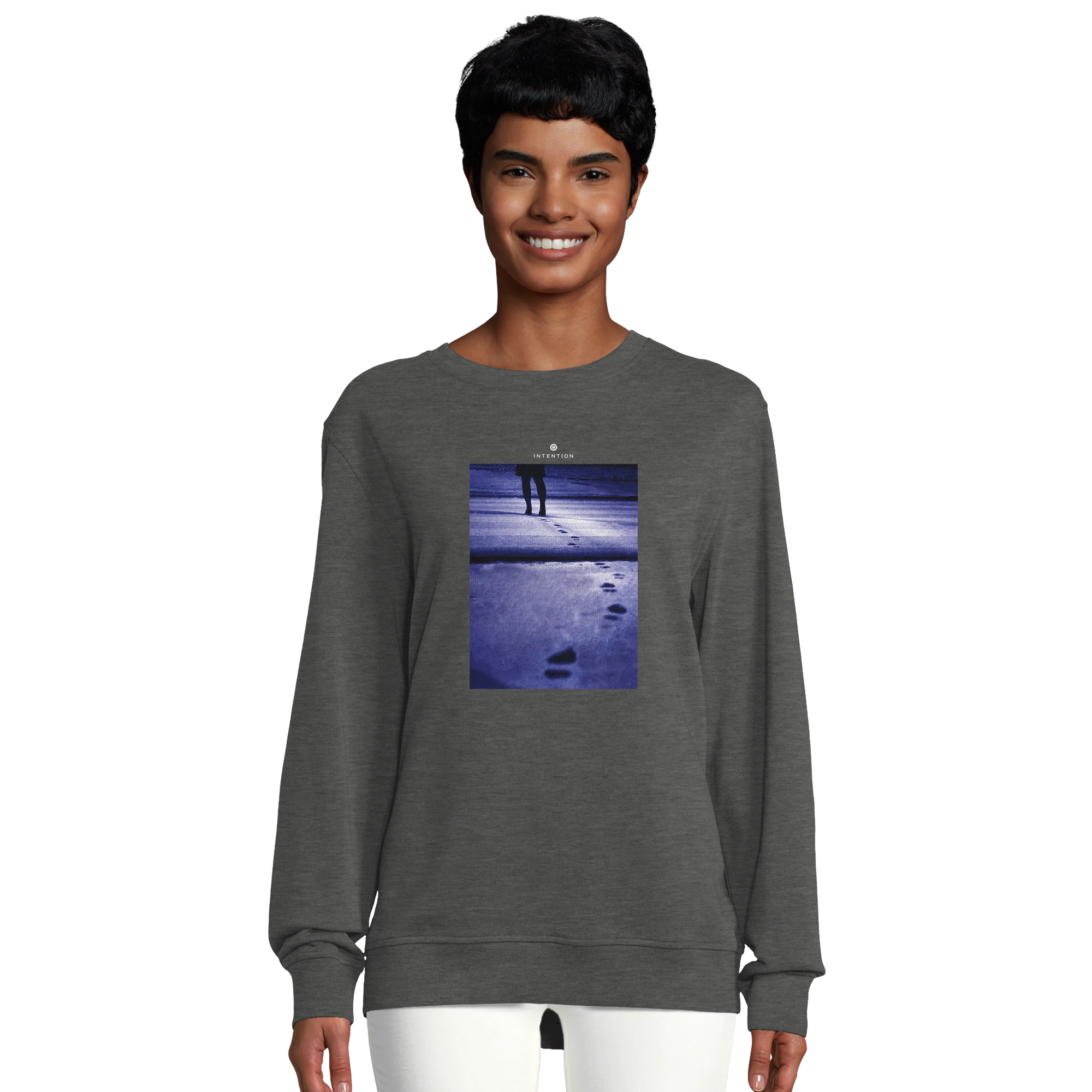 Faith - "The Unwritten Path" Sweatshirt Grey Melange 5