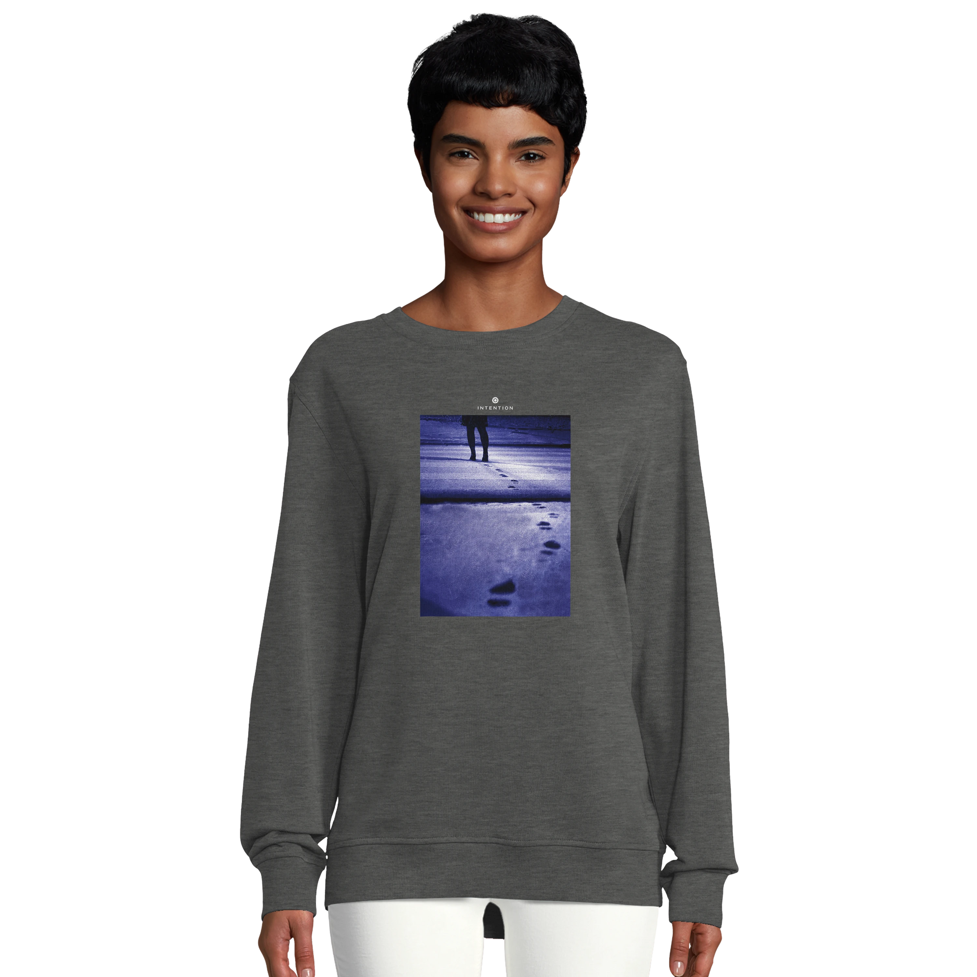 Faith - "The Unwritten Path" Sweatshirt Grey Melange 5