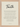 Faith Word of Intention Framed print 21x29.7 cm / 8x12" Wood frame Linen paper