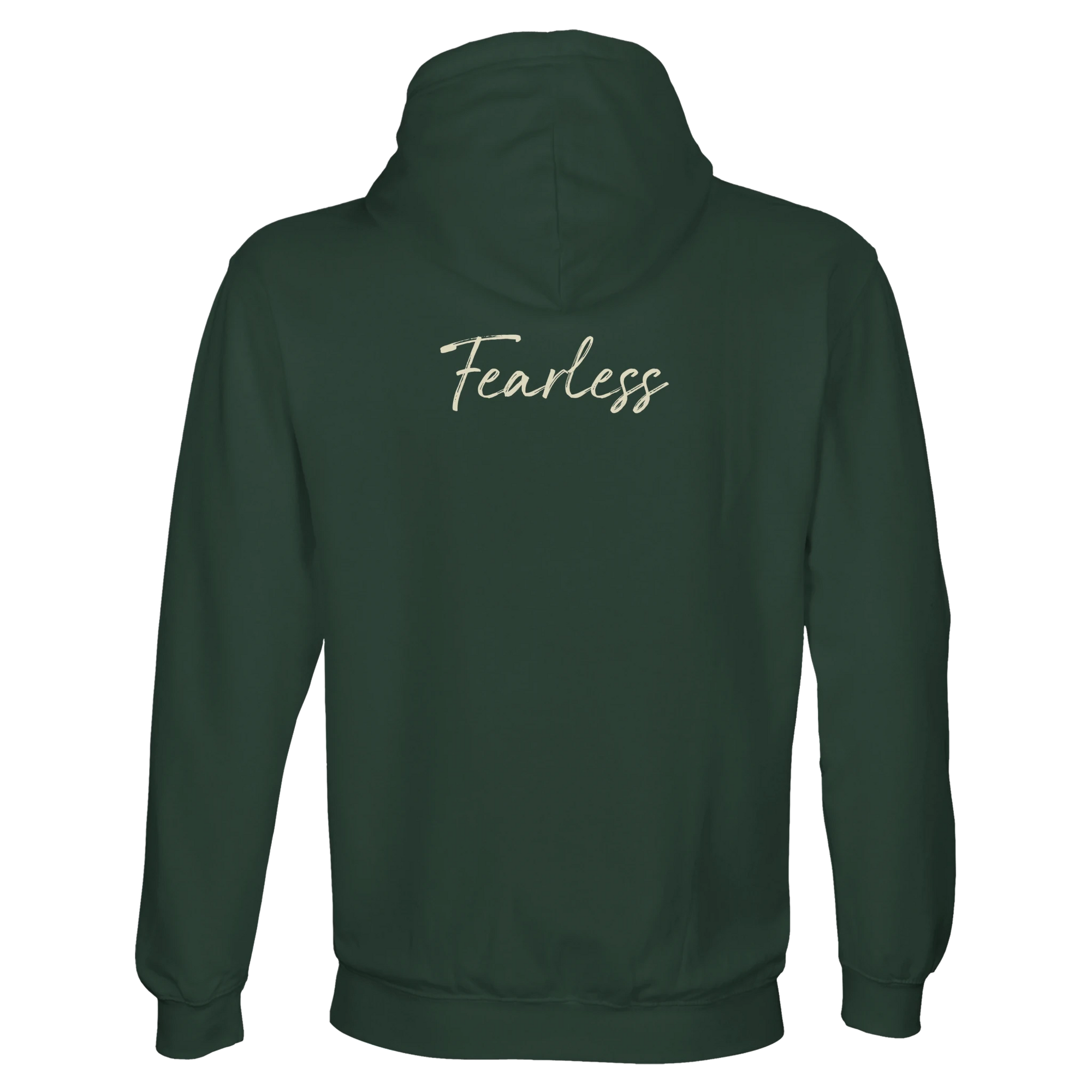 Fearless  Hoodie  "Face It"Bottle Green 15