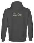 Fearless  Hoodie  "Face It"charcoal melange 50