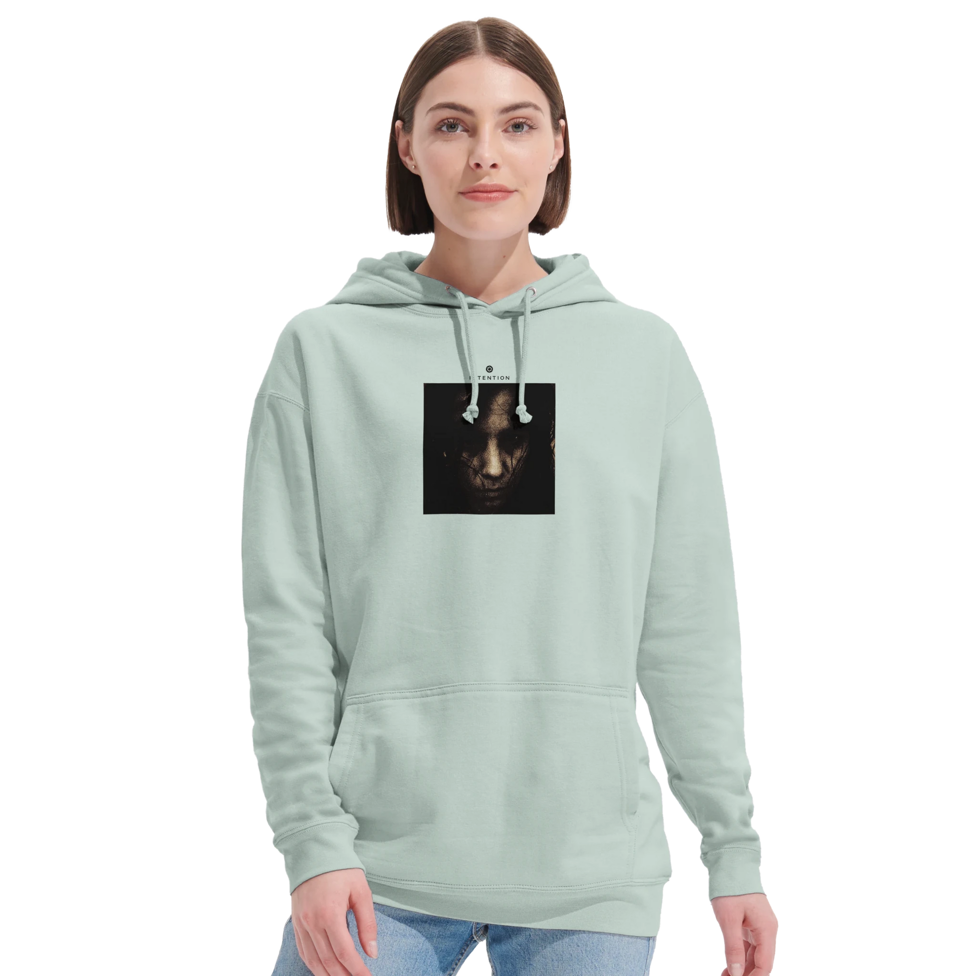 Fearless  Hoodie  "Face It"creamy green 13