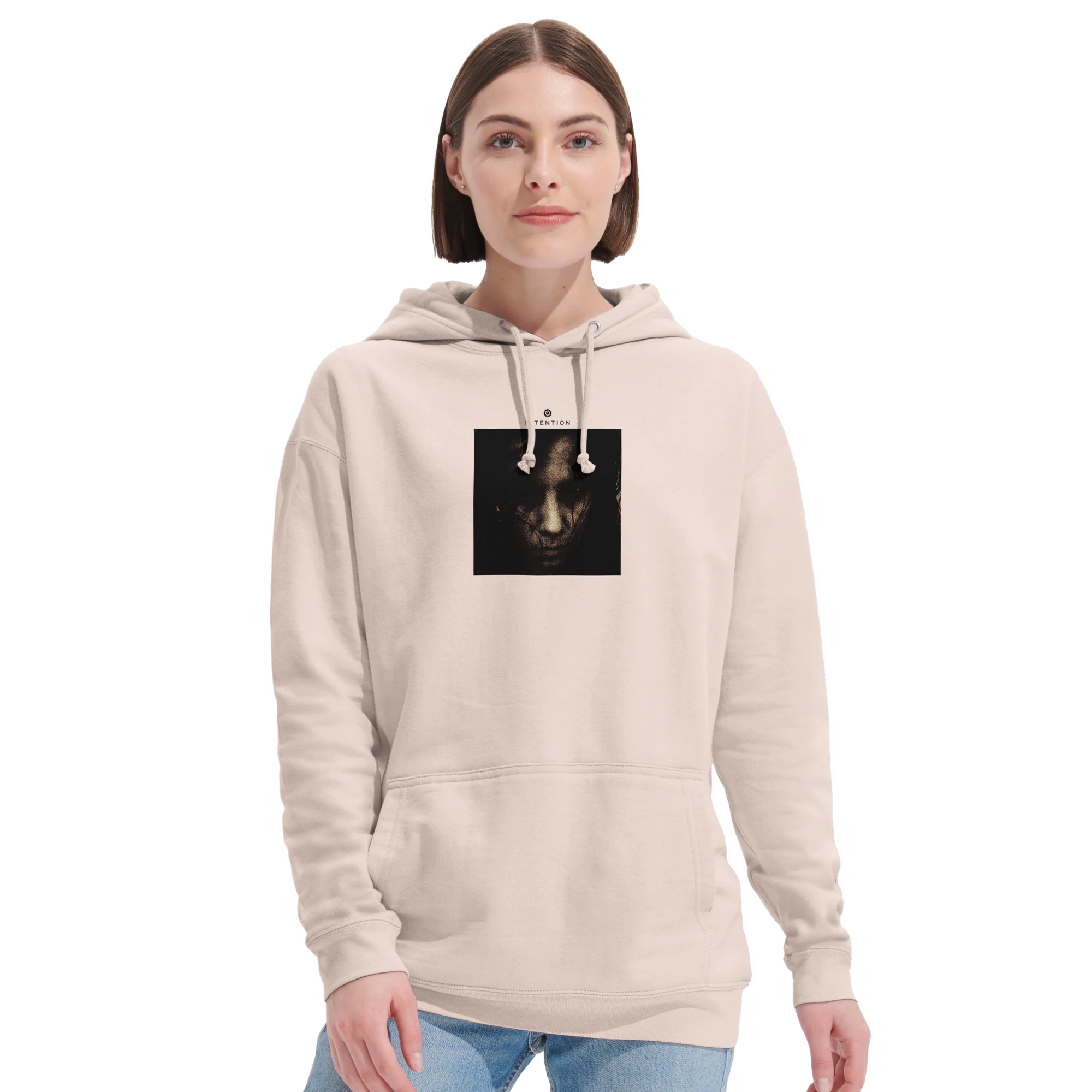 Fearless  Hoodie  "Face It"creamy pink 23